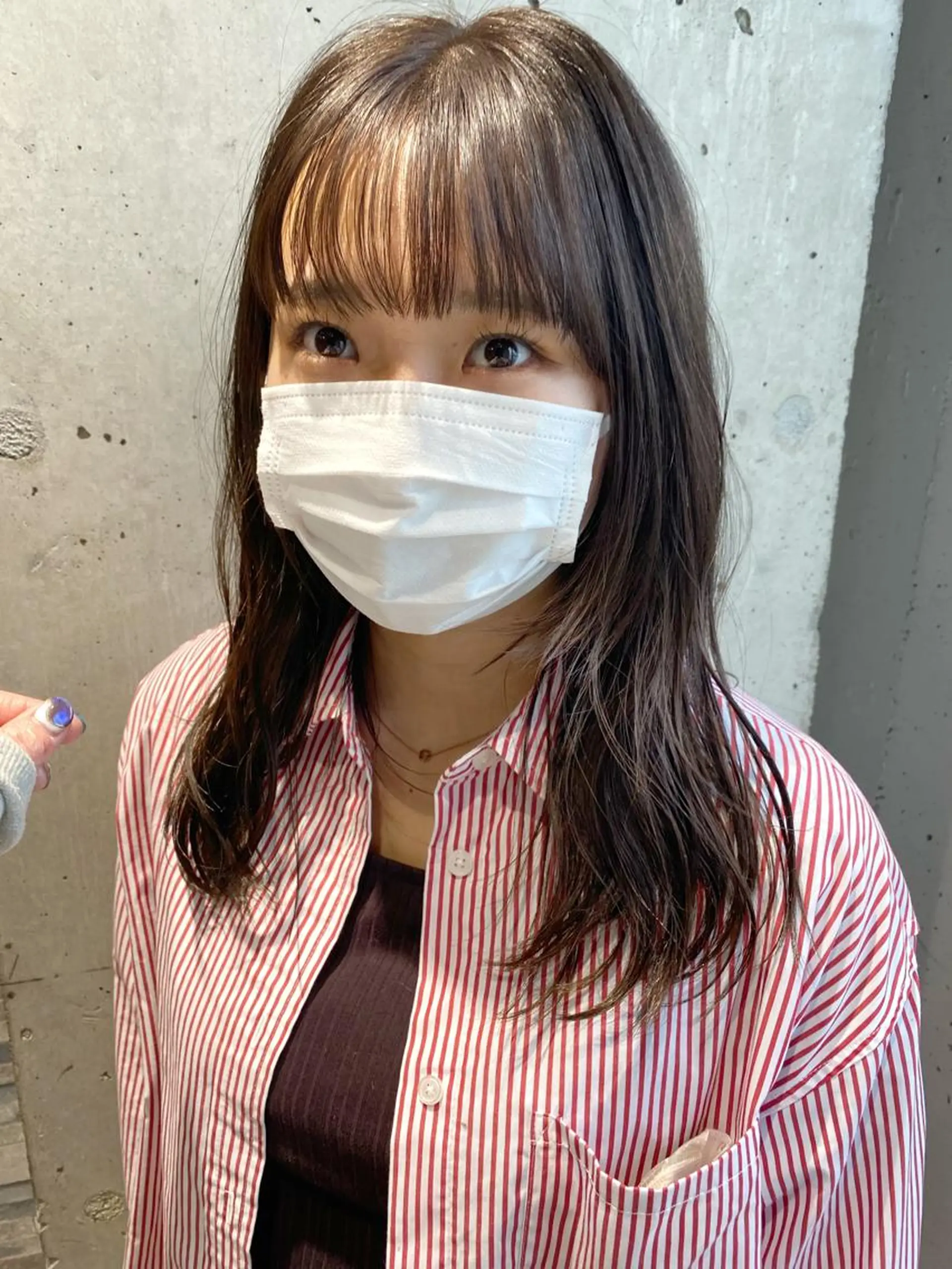 セミロング カラー 透明感カラー ヘアカラー 透明感カラー 🩰asumiのヘアスタイル