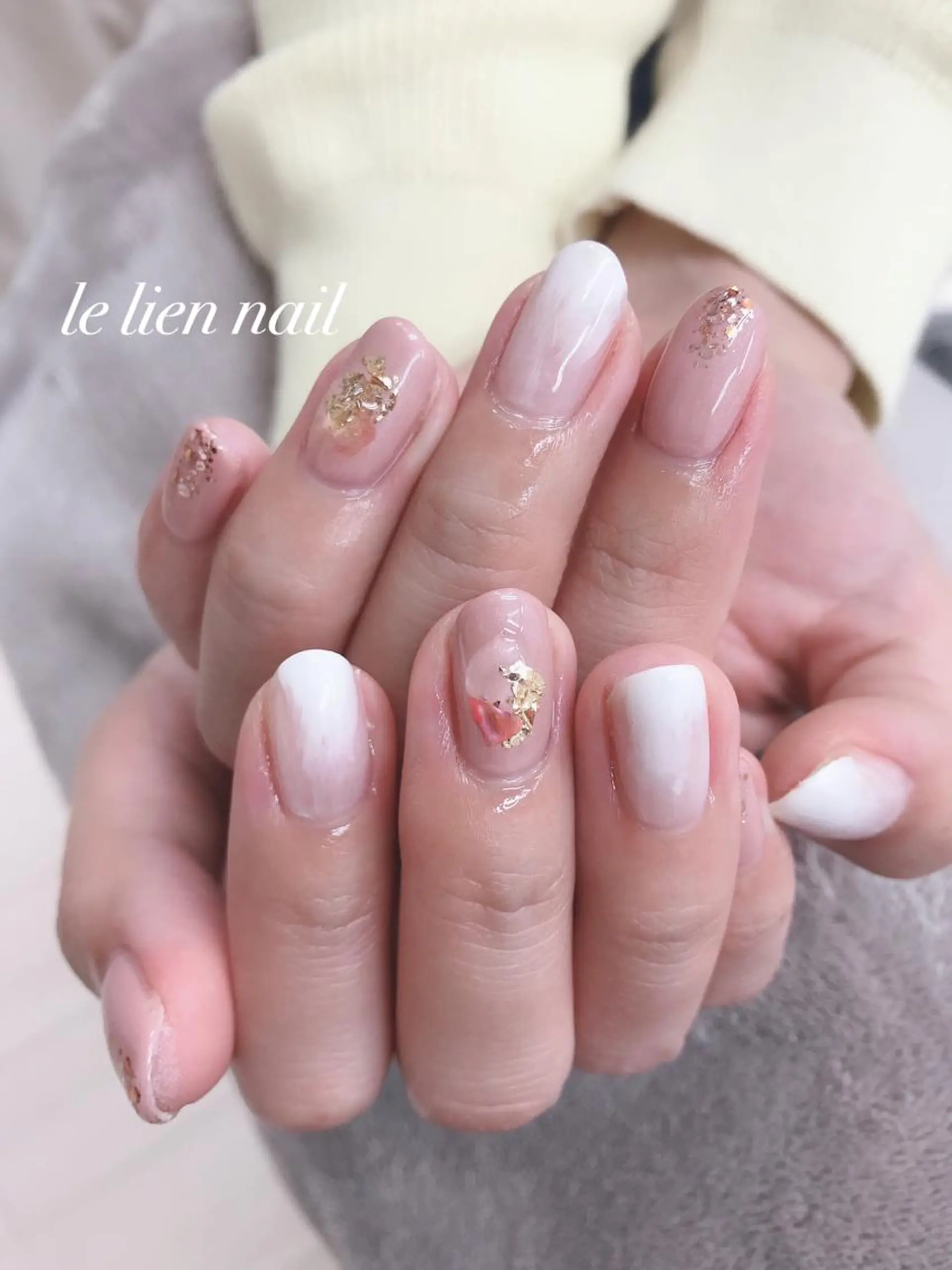 ミディアム ハンドネイル le lien nailのネイルデザイン