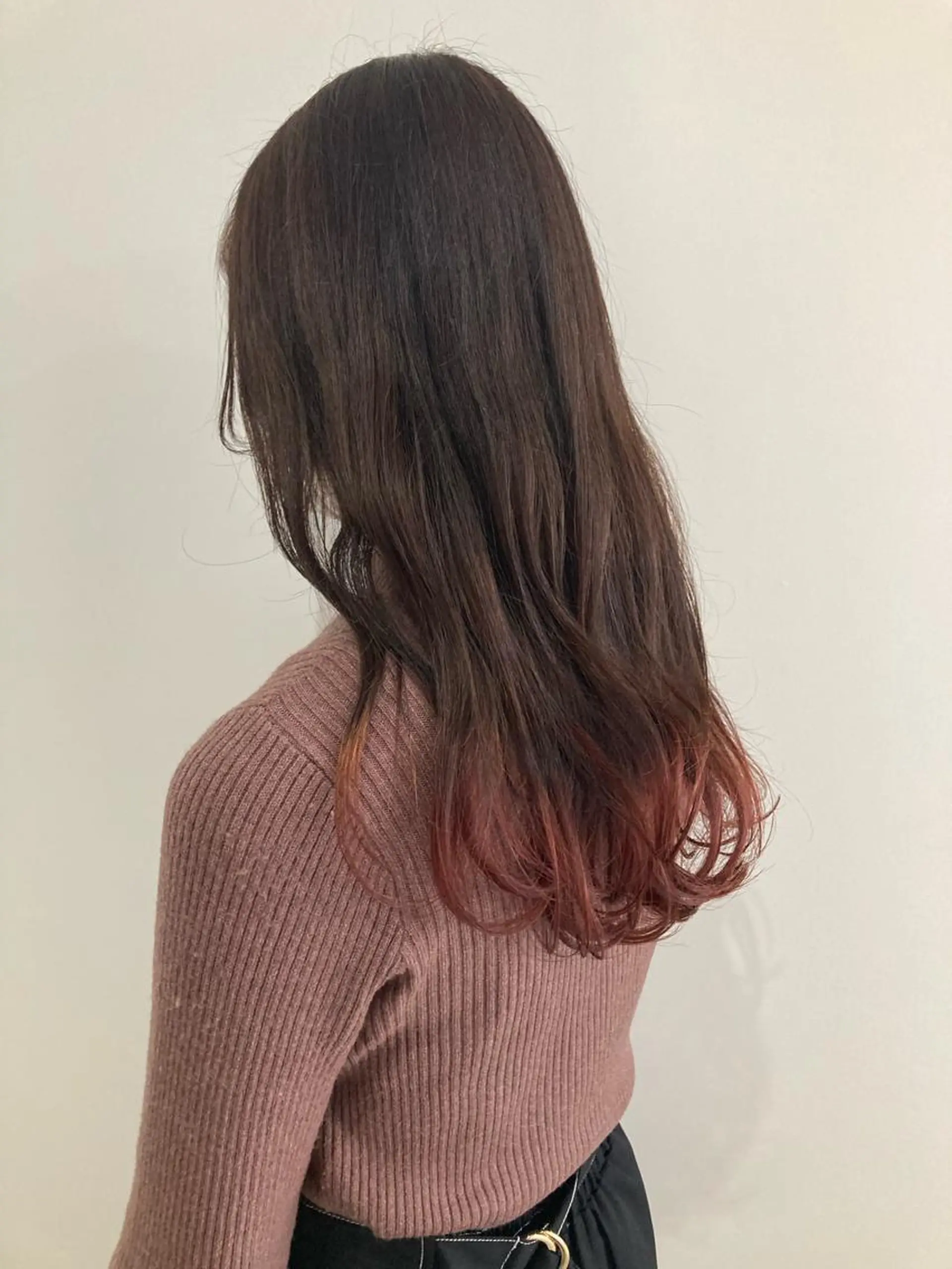 セミロング カラー ブリーチ お洒落パーマ/ 艶カラー/michiのヘアスタイル