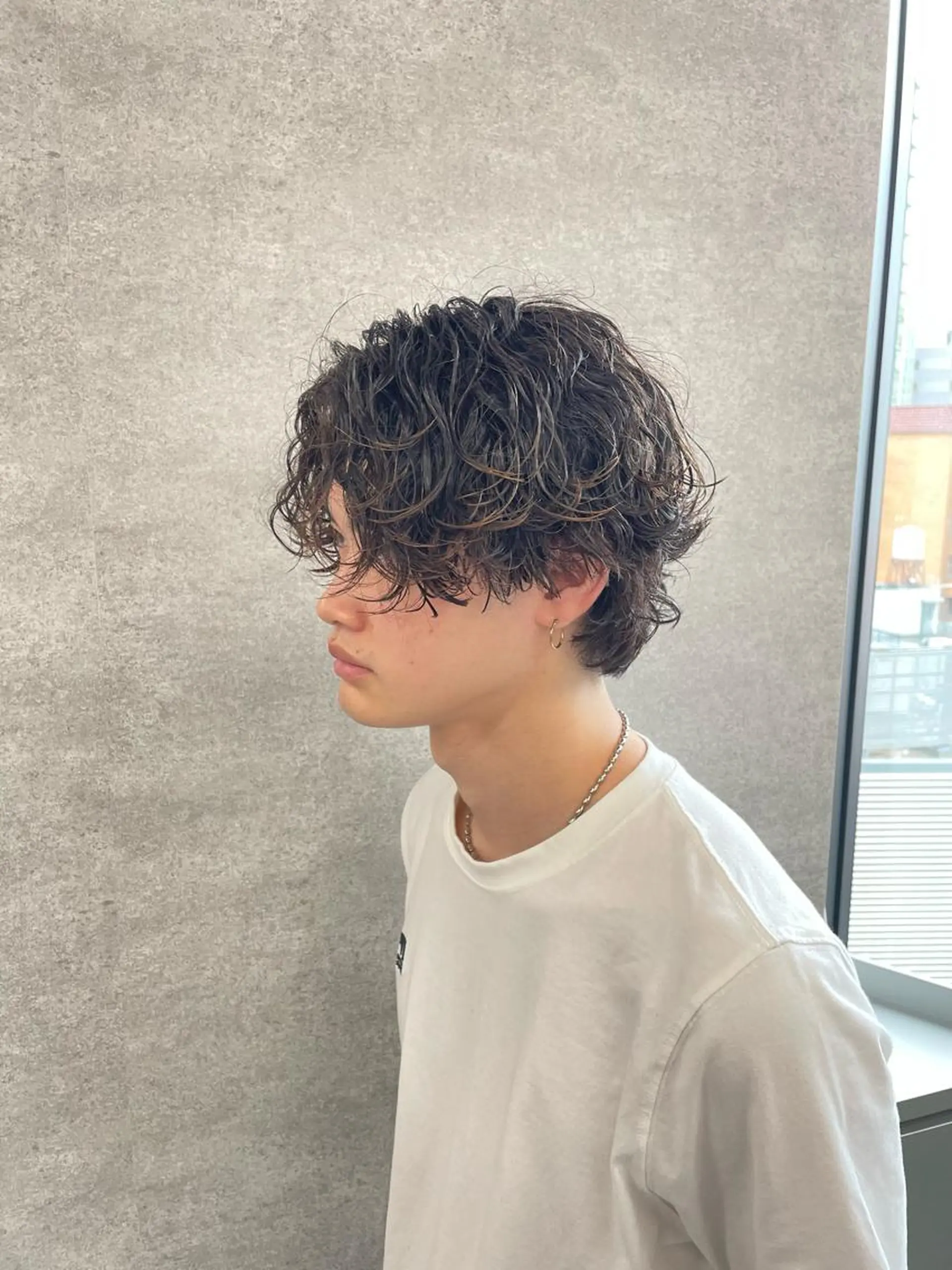 パーマ メンズ カット パーマ トリートメント ヘッドスパ ヘアセット 🔥メンズカット＋ パーマの達人🔥のヘアスタイル
