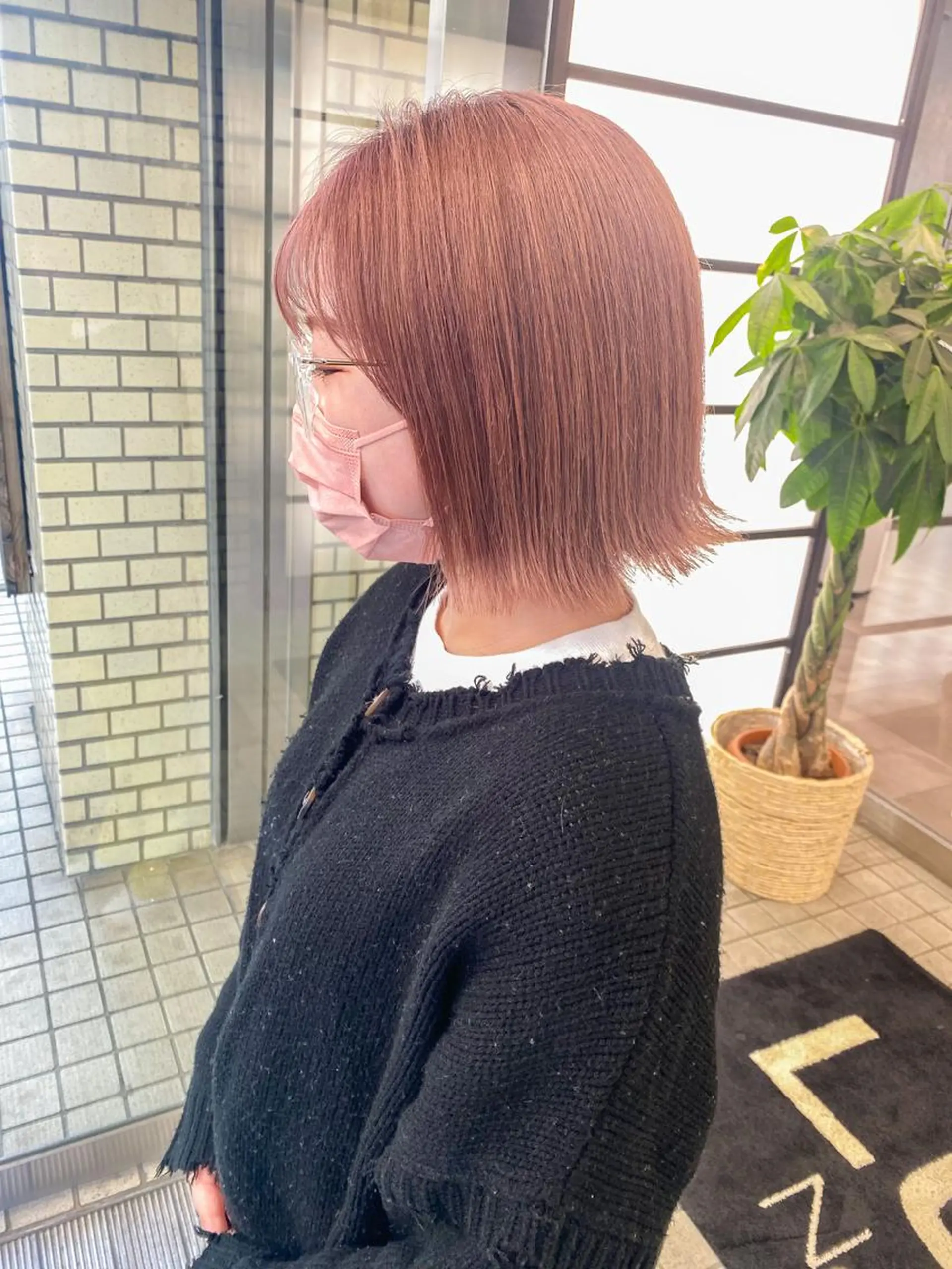 ショート カラー ブリーチ カット ヘアカラー トリートメント 韓国風デザイン 💐MIZUKI💐のヘアスタイル