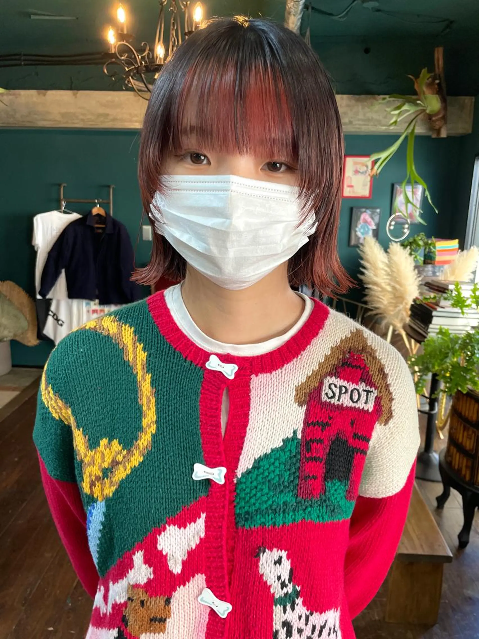 ミディアム カット ヘアカラー トリートメント vivre libre所属・vivre libreのヘアスタイル