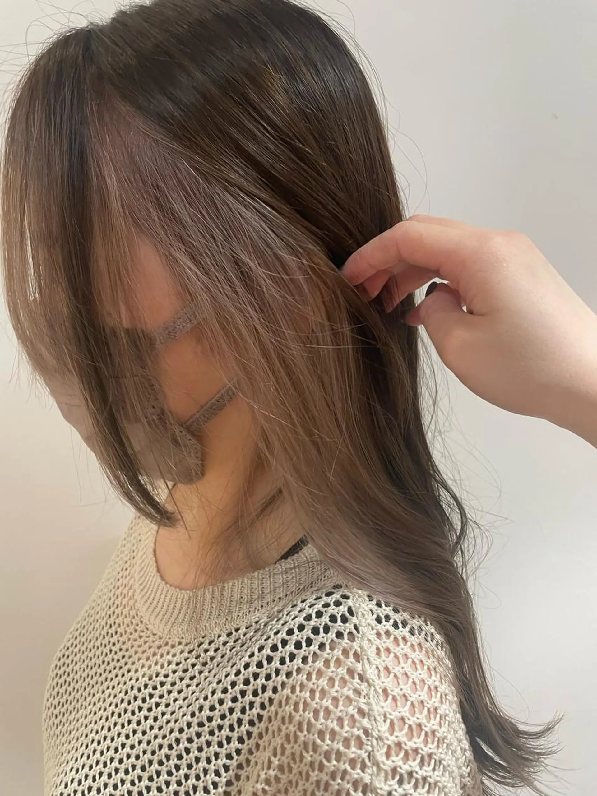 ロング ミストバング ハイトーンカラー🌟 🎠KANON🎡のヘアスタイル