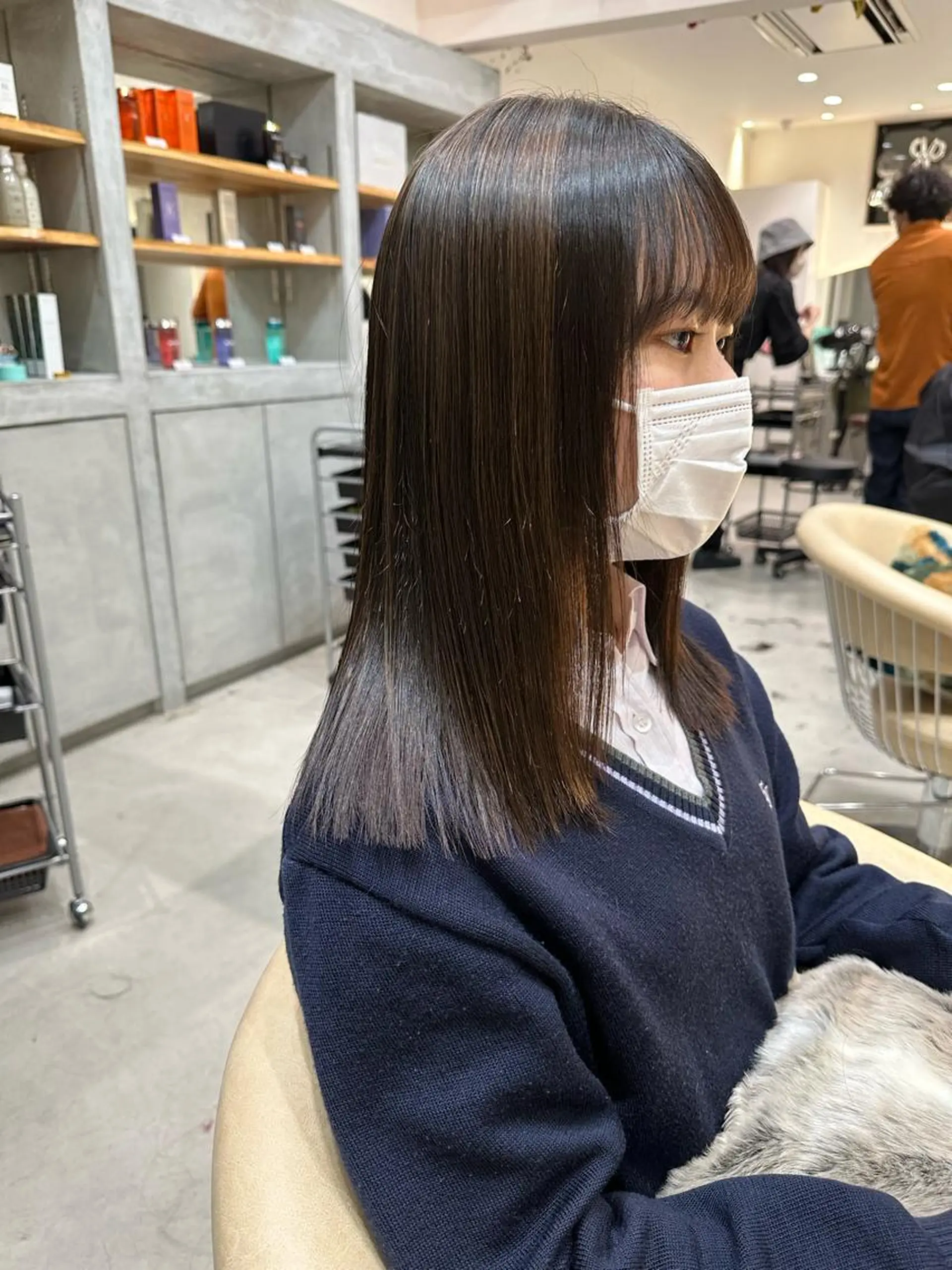 セミロング 髪質改善 縮毛矯正 カット 縮毛矯正 トリートメント Londideal 高橋ヒロシのヘアスタイル