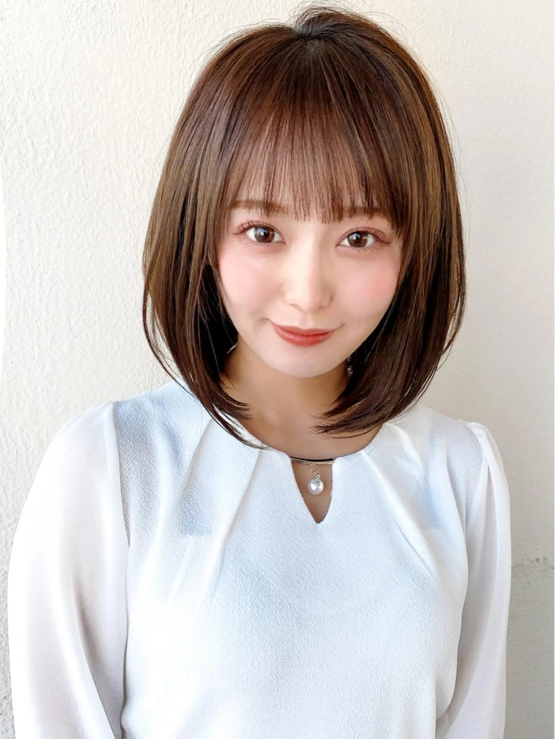 ミディアム カット ヘアカラー トリートメント 井上晃輔/ショート /ボブ/ミディアムのヘアスタイル
