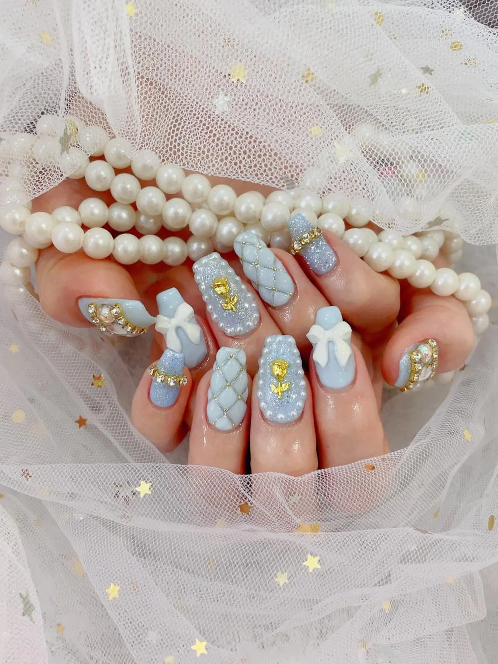 セミロング ネイル ハンドネイル cho nailのネイルデザイン