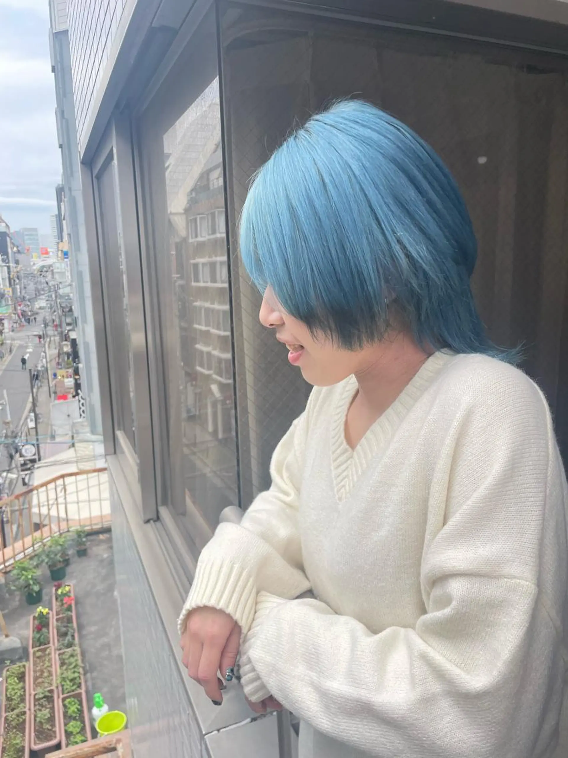 ミディアム ヘアカラー #韓国ハイトーン💓 TOWAのヘアスタイル
