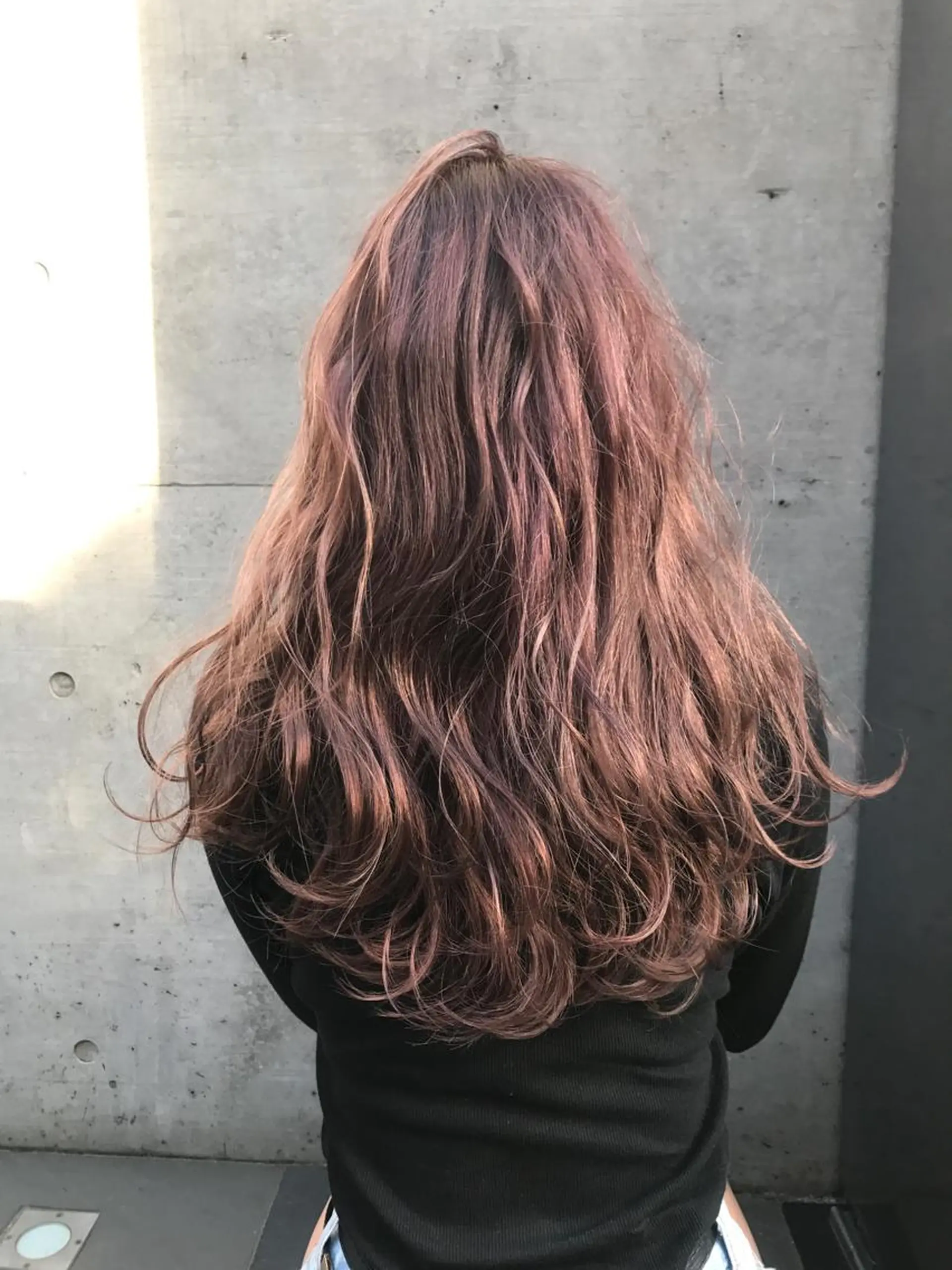 ロング カラー ブリーチ バイオレットカラー ていねい技術No.1 🌈諏訪 健太のヘアスタイル