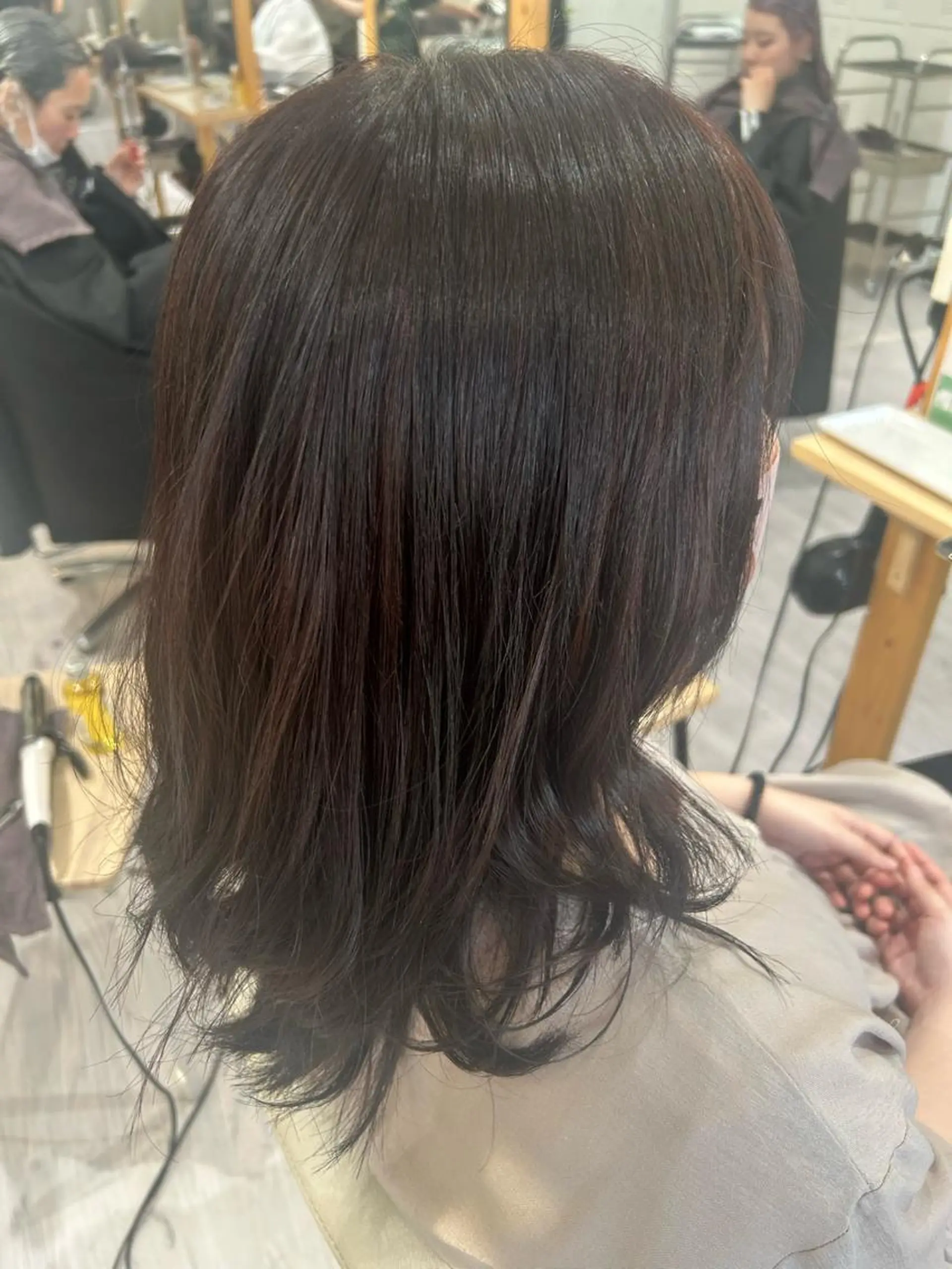 ミディアム カラー オリーブ・赤み消し 💚MAKOTO💚のヘアスタイル