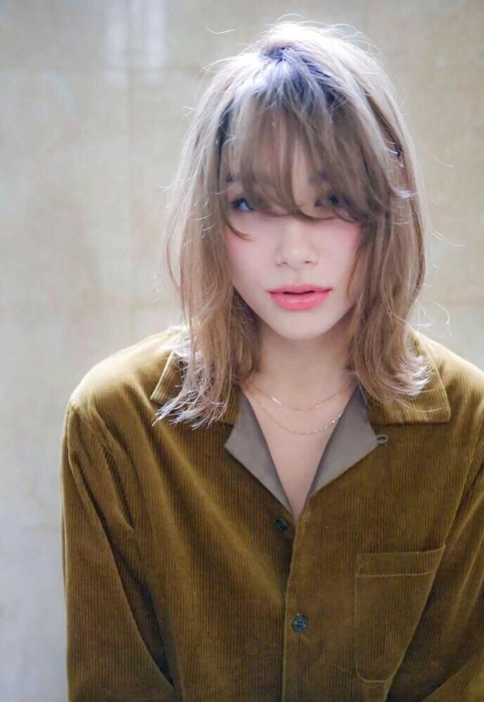 ミディアム カラー 髪質改善/艶髪特化 /柔らかさ/清水翔矢のヘアスタイル