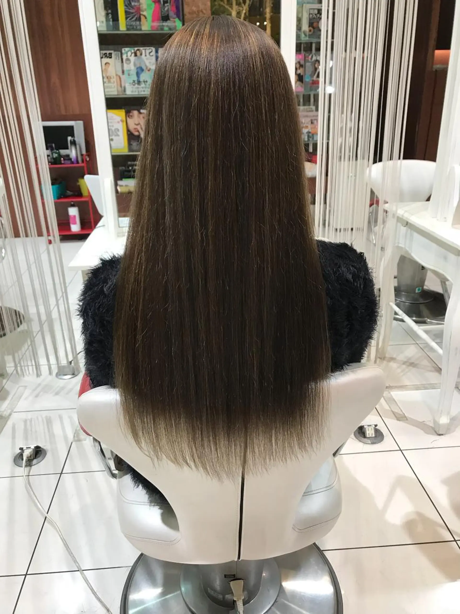 ロング ハイライト 松本 将太のヘアスタイル