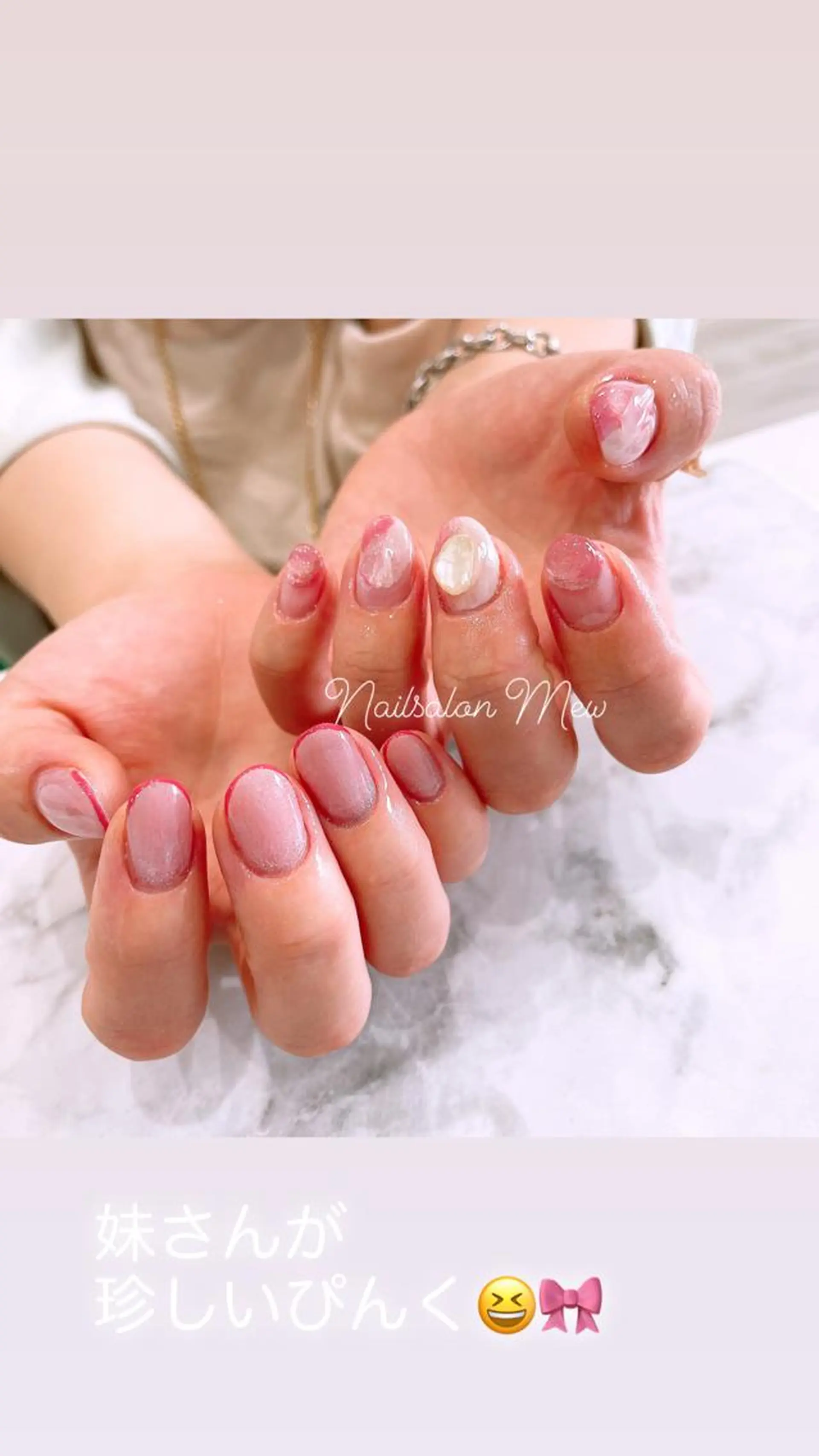 ネイル ハンドネイル Nailsalon Mew所属・Nailsalon Mew❤︎のネイルデザイン