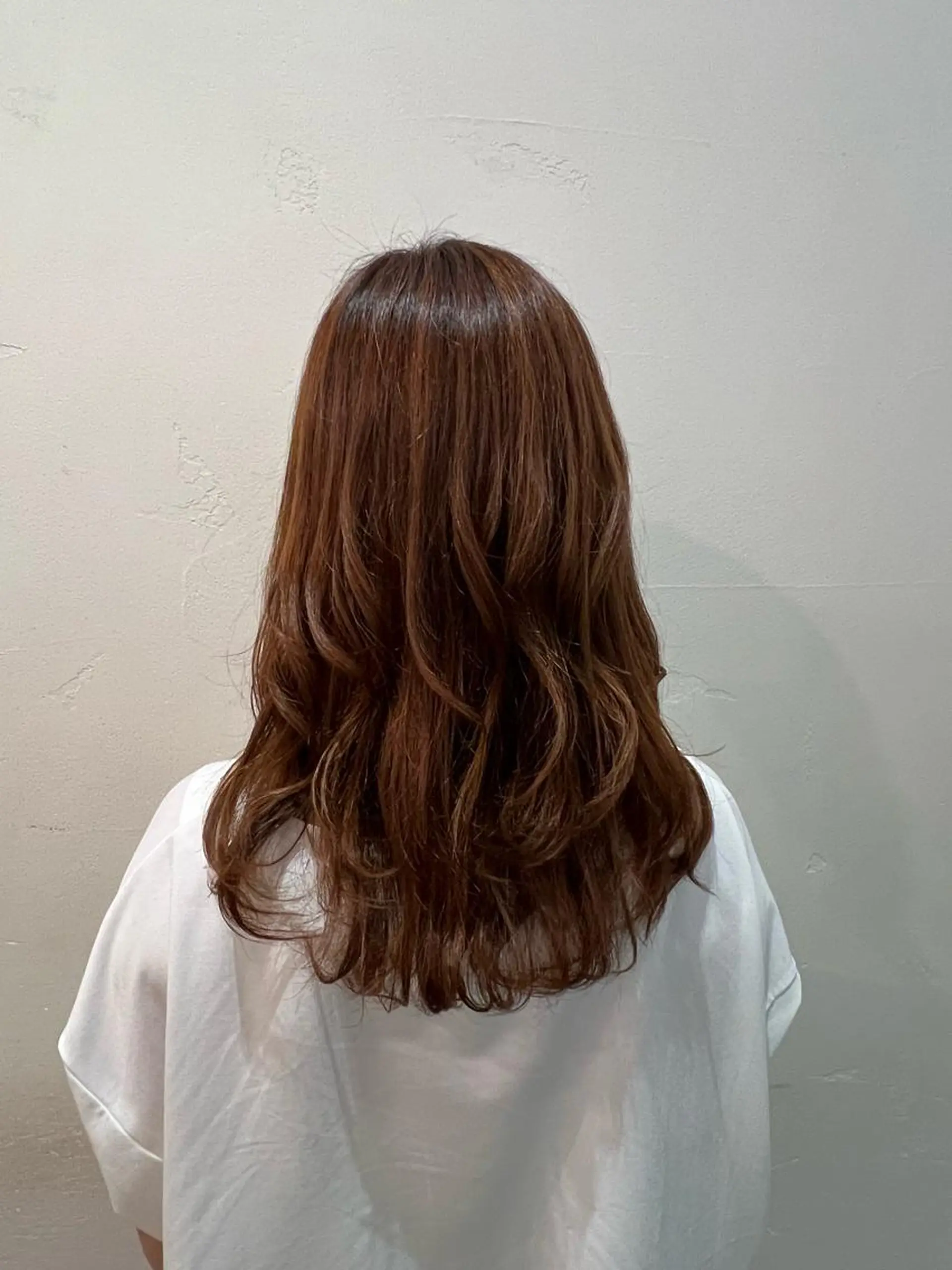 セミロング カラー 浅沼 ほのかのヘアスタイル