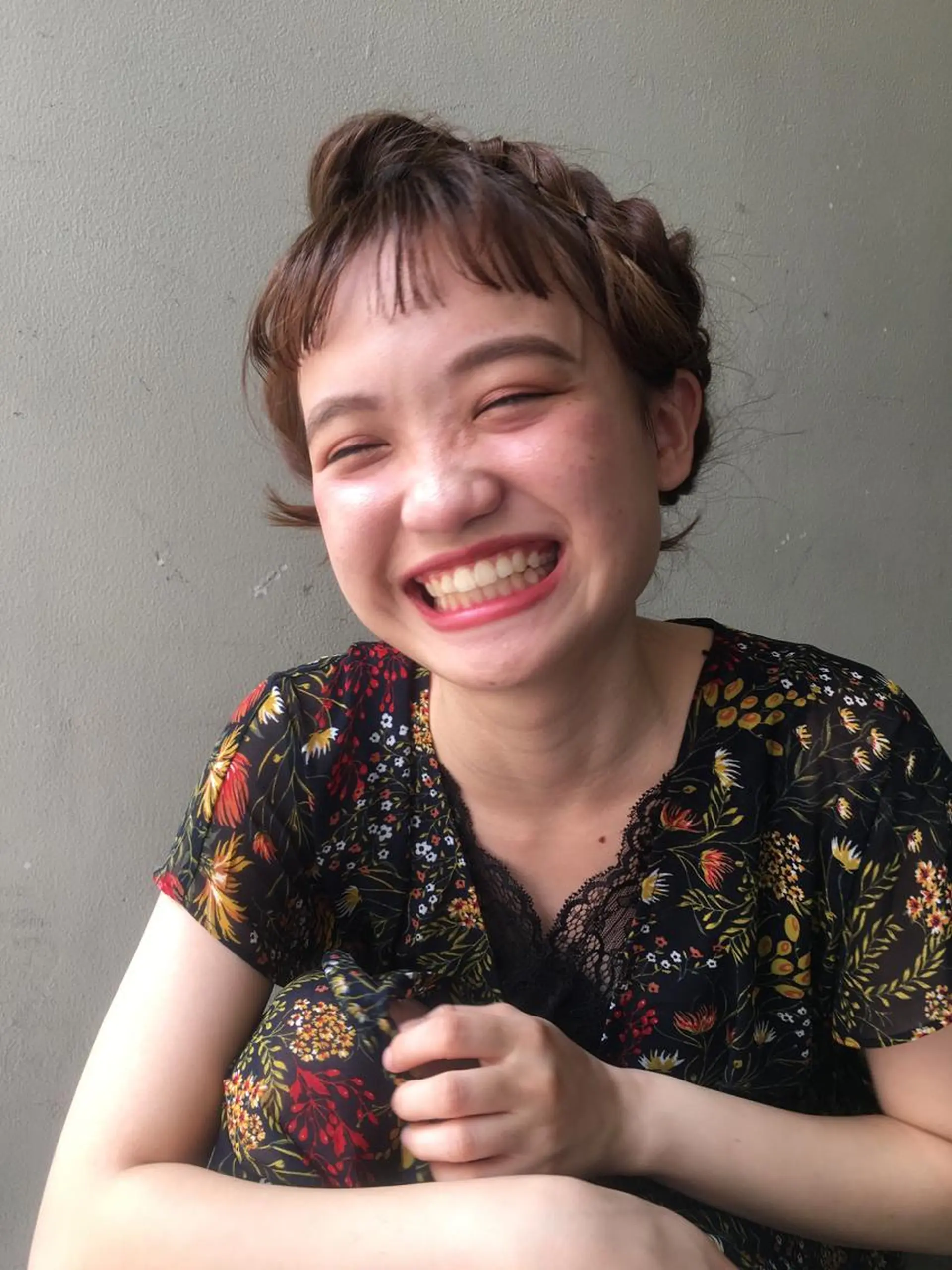 セミロング カラー BRUNTJET所属・MAEDA MADOKAのヘアスタイル