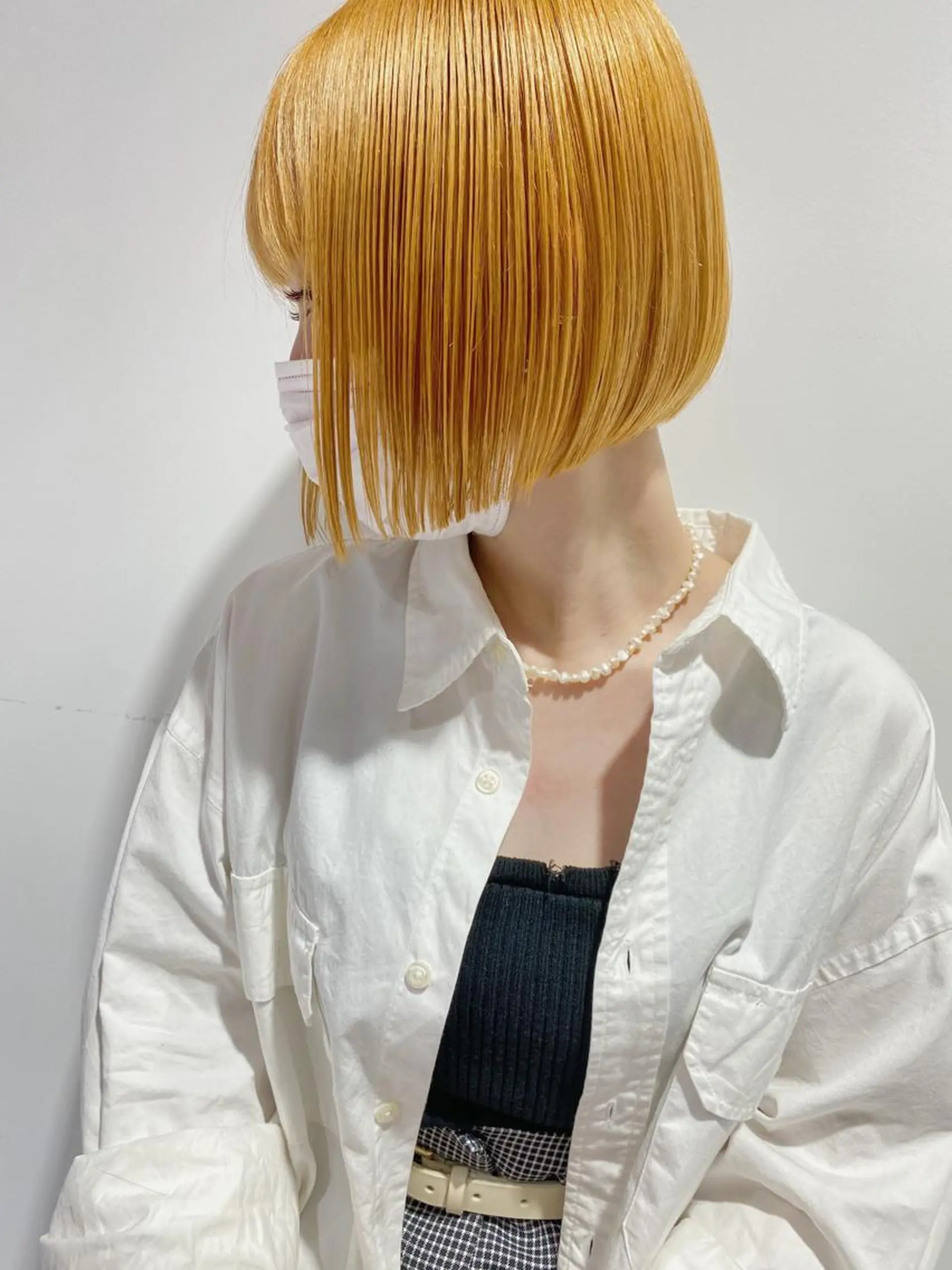 ショート カット ヘアカラー 新井 広之のヘアスタイル