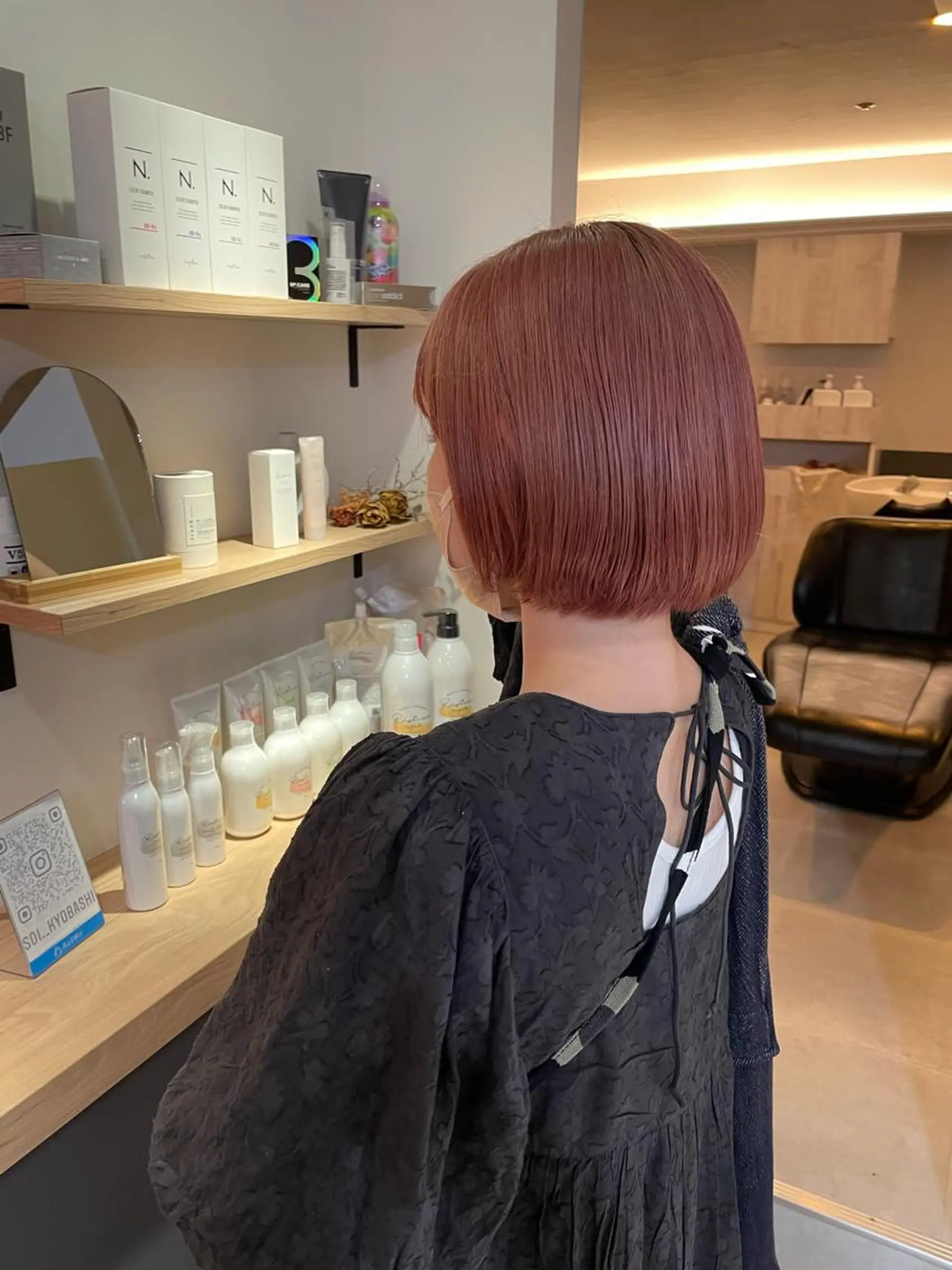 ショート カラー yohaku misakiのヘアスタイル