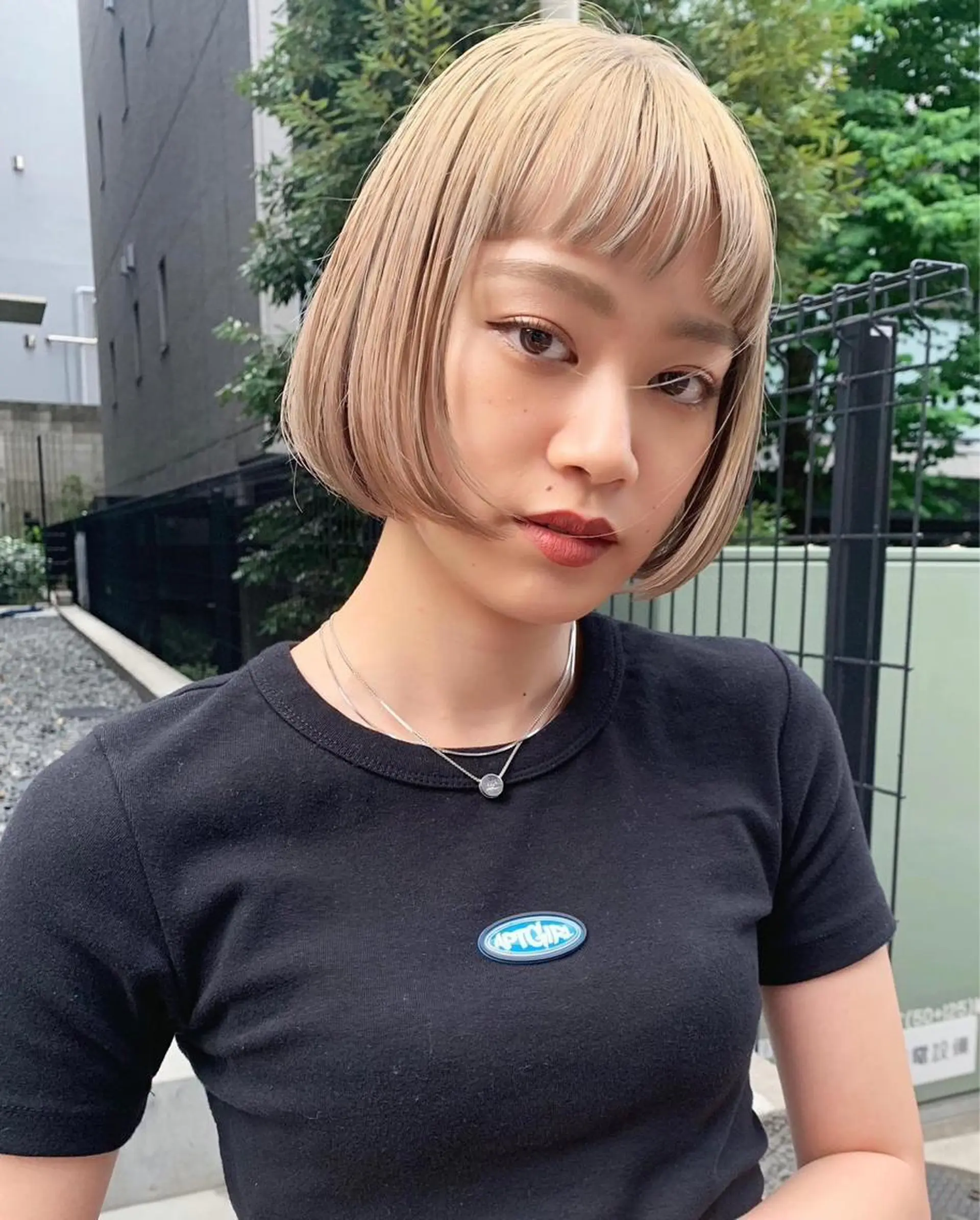 ショート カラー カット トリートメント 優 作のヘアスタイル