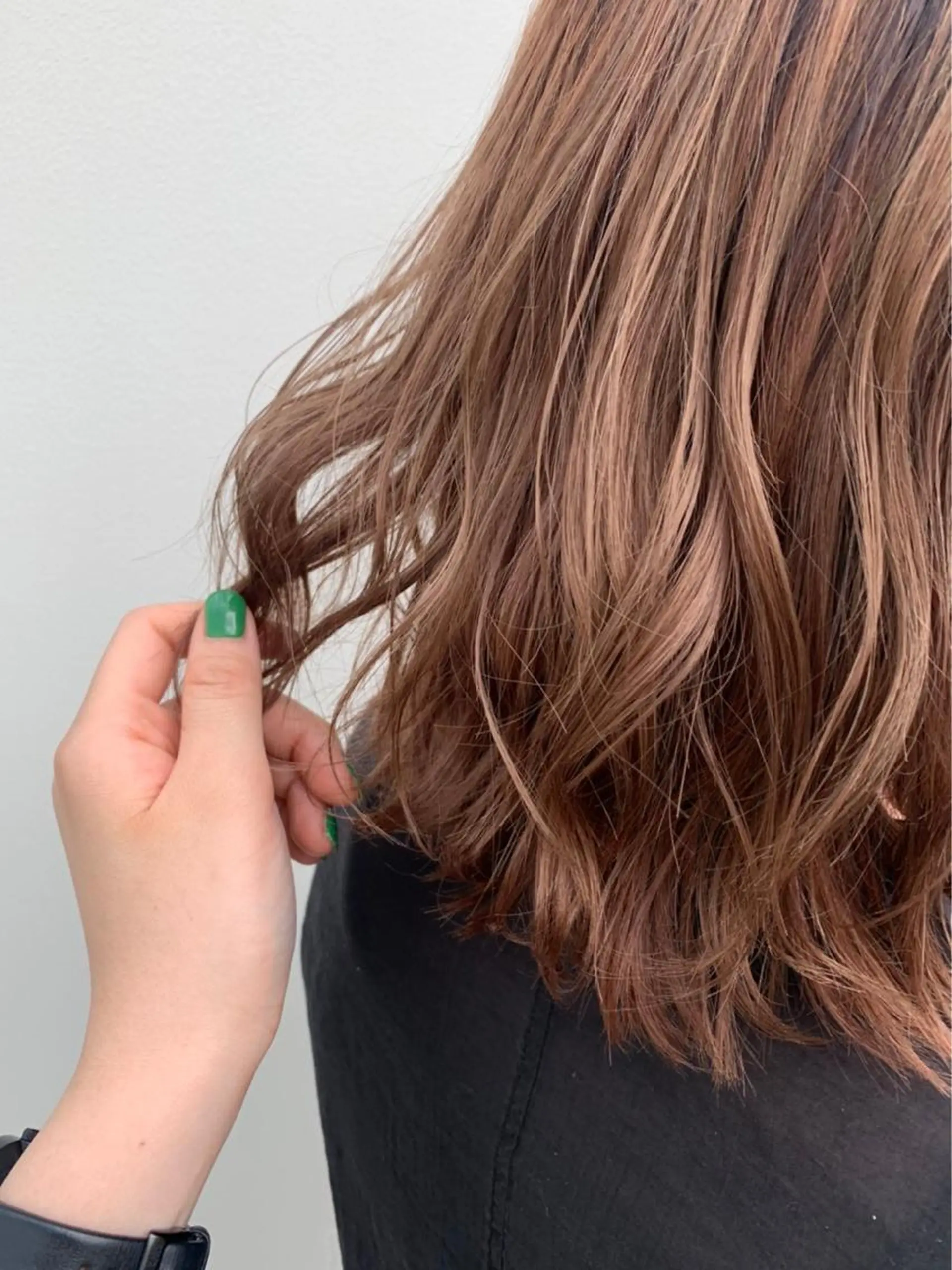 ミディアム ヘアカラー トリートメント ヘッドスパ putri店長 和田鈴采のヘアスタイル