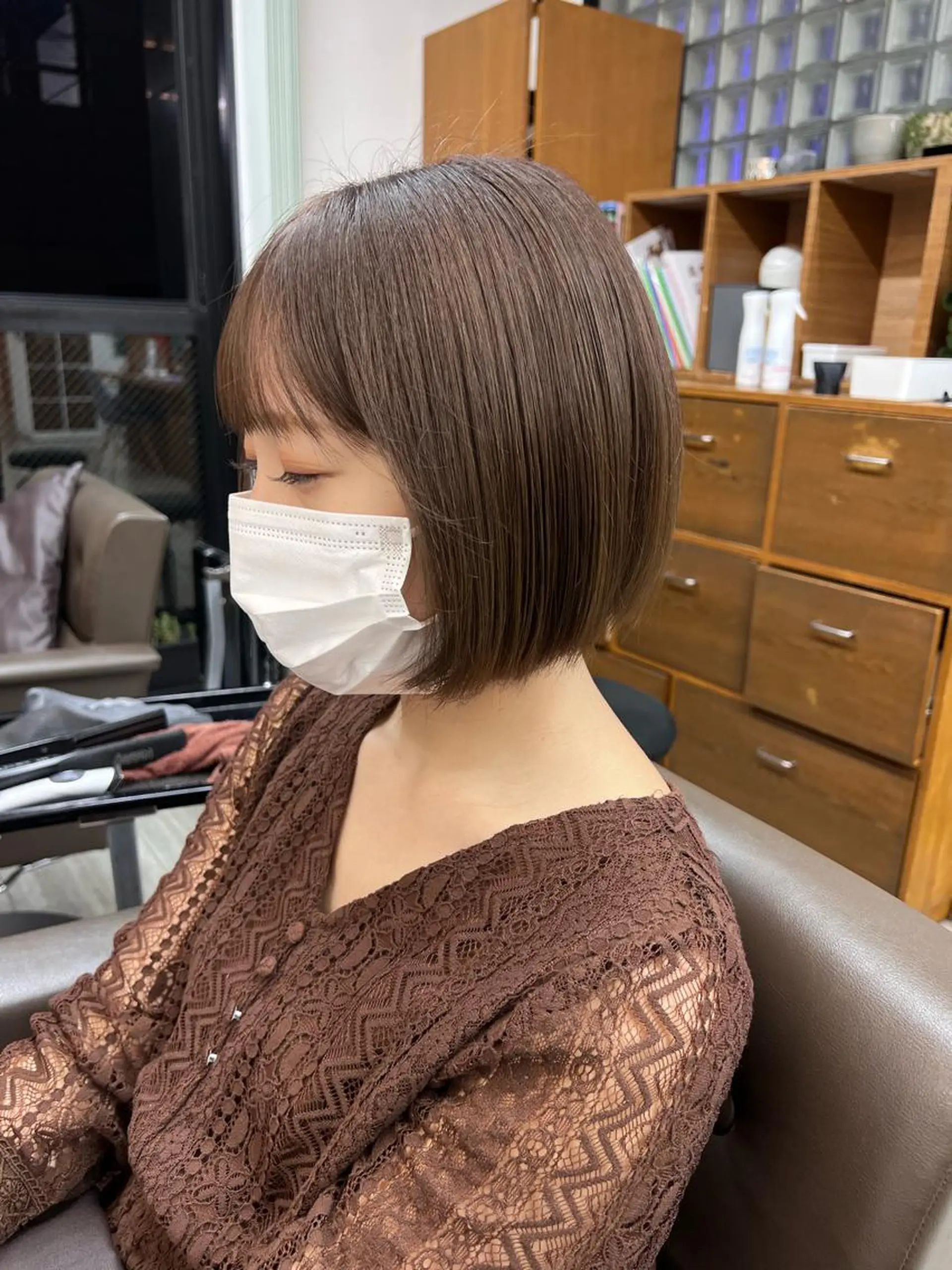ショート カラー ヘアカラー トリートメント 透明感カラー ゆうだいのヘアスタイル