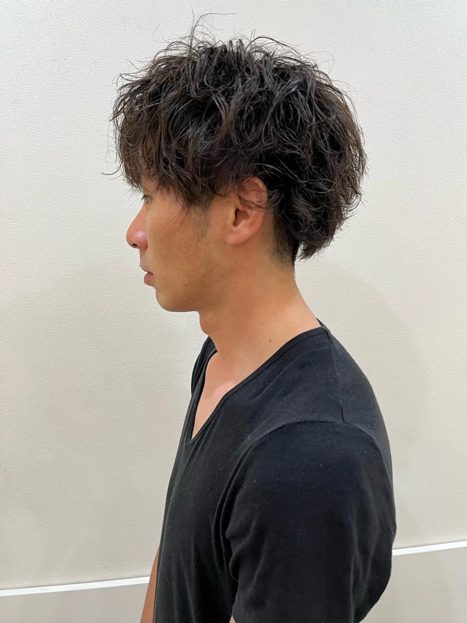 ショート パーマ メンズ カット パーマ トリートメント トータルビューティー K:R鶴川のヘアスタイル
