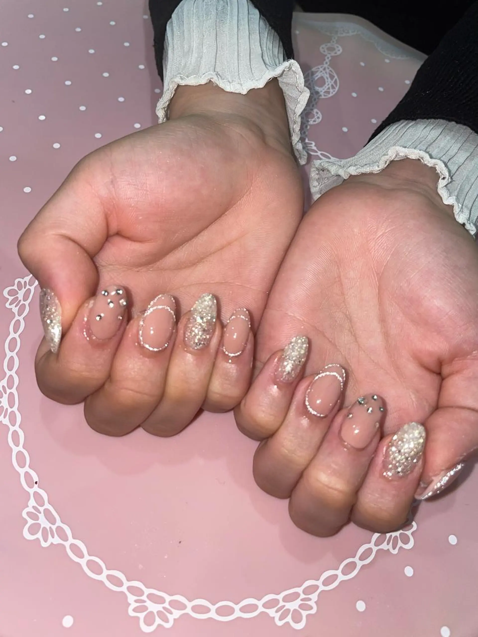 ショート ネイル ハンドネイル 《LB》ラブリエ Nail&eyeのマツエク・マツパデザイン