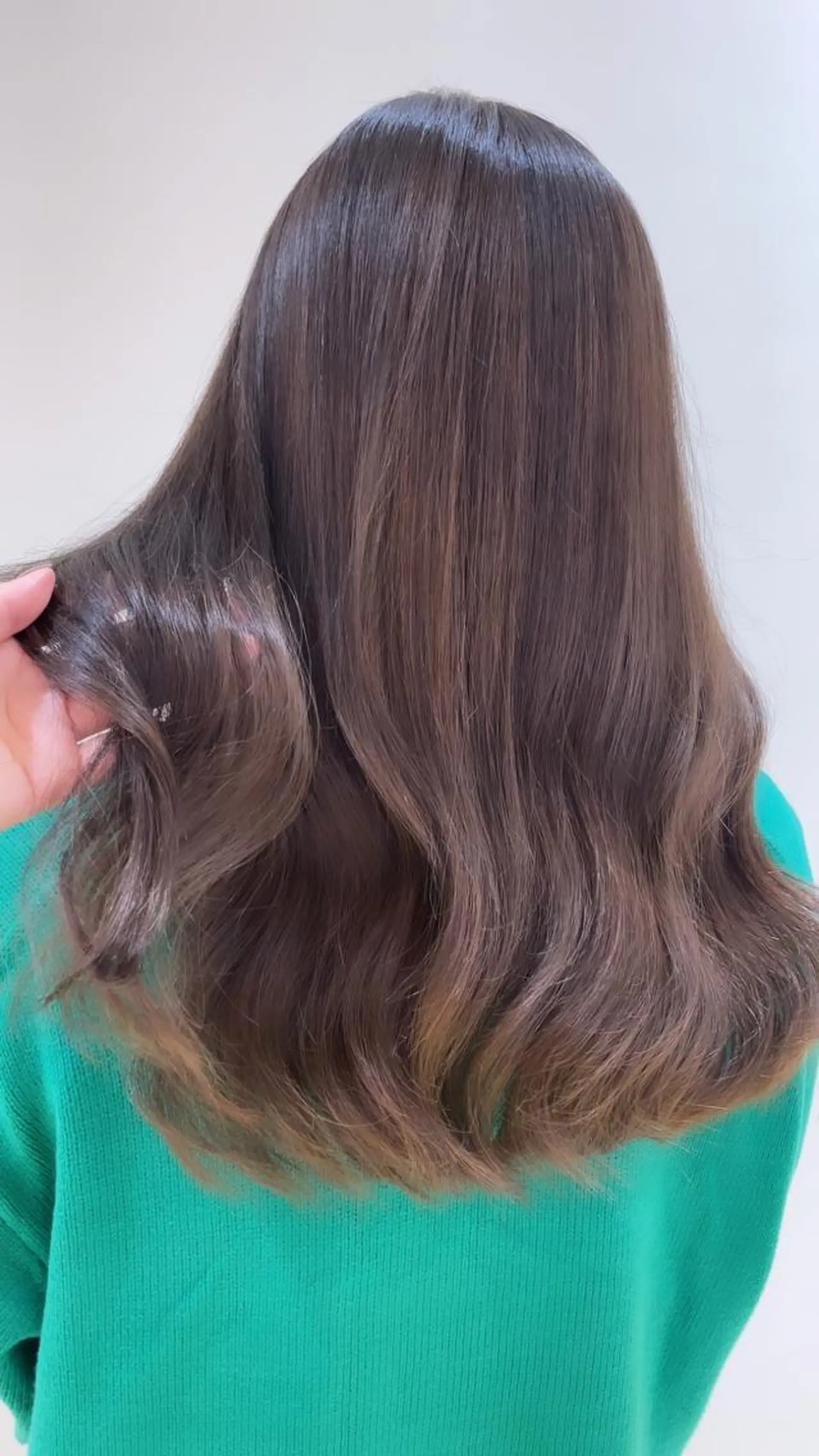 ロング カット ヘアカラー トリートメント 池田 早穂のヘアスタイル