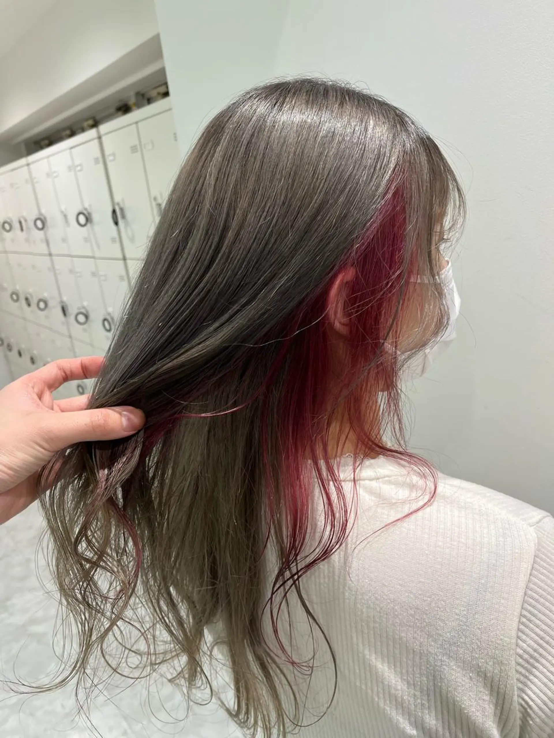 ロング ヘアカラー トリートメント ヘッドスパ ヘアセット I S所属・🌿透明感カラー‪ 縮毛矯正✨かずきのヘアスタイル
