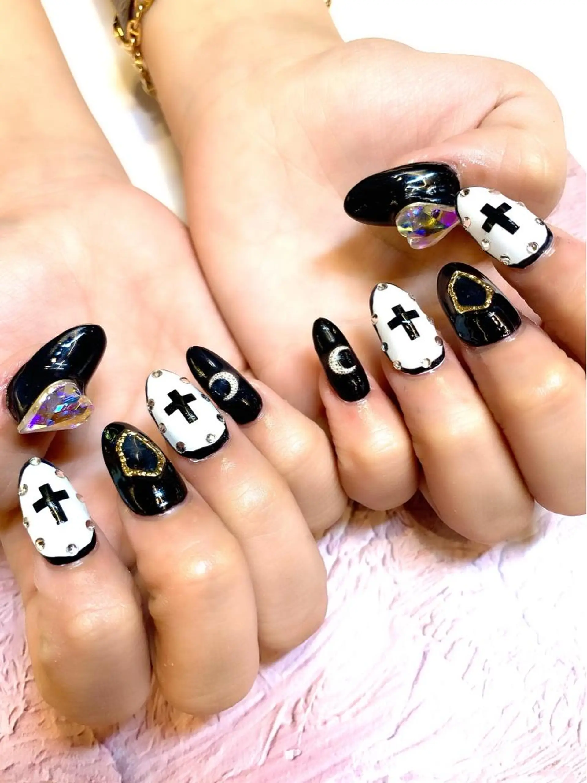 ネイル ジェルネイル パラジェル スカルプネイル シンプルネイル ハンドネイル clover nailのネイルデザイン