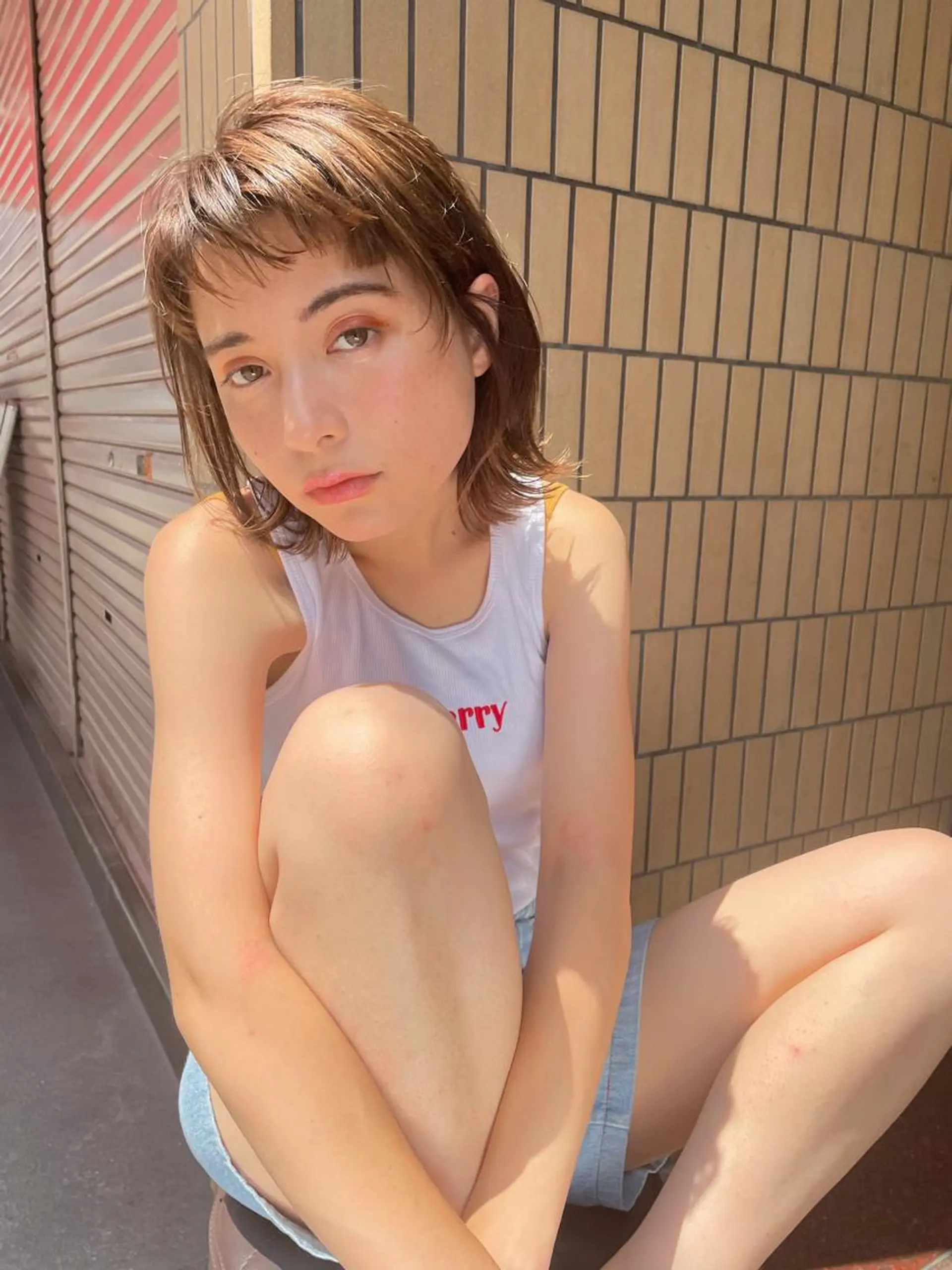 ショート カラー ショート/ボブ専門 宮脇美奈/南船場のヘアスタイル