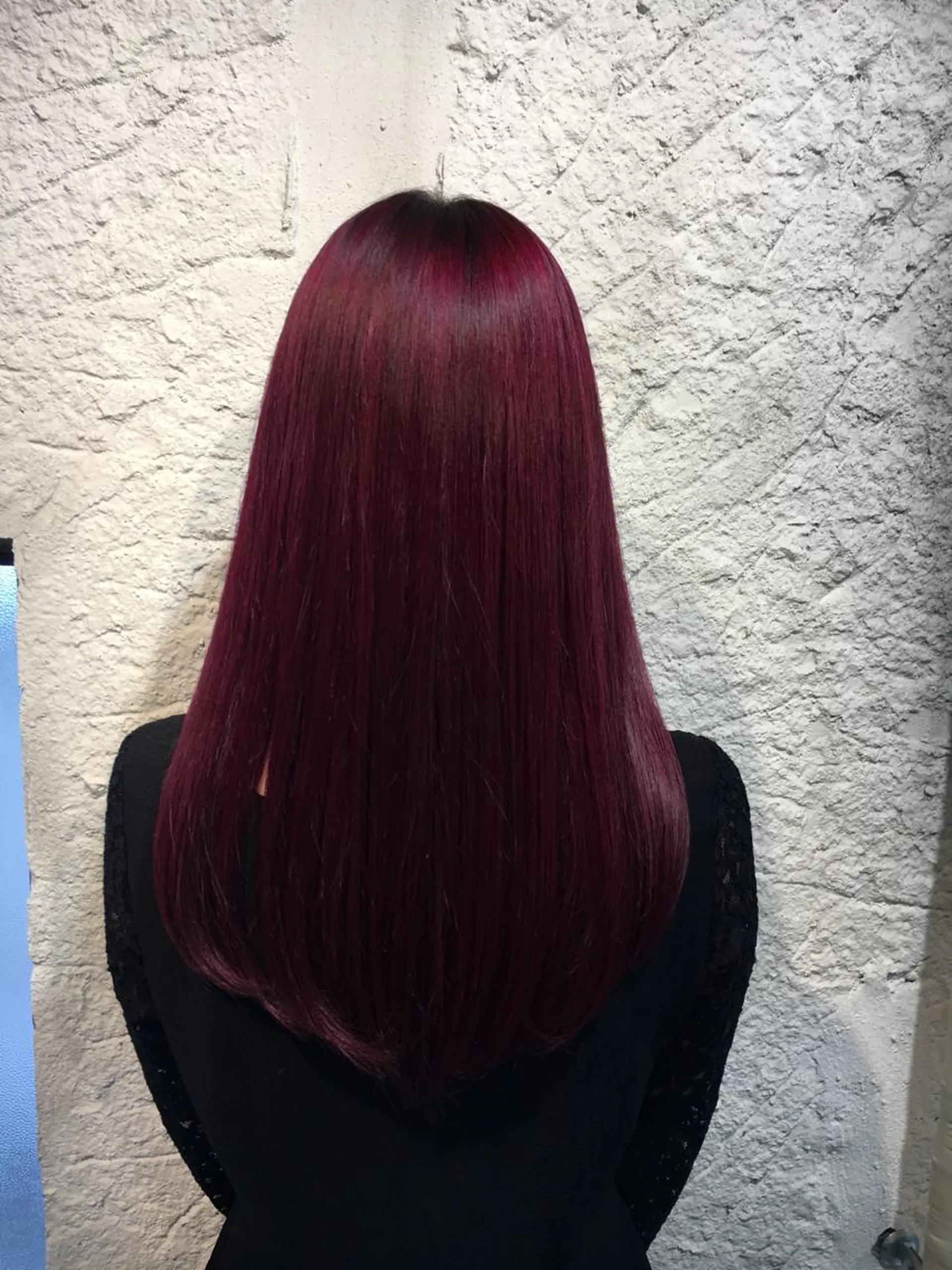 ロング カラー マツエク・マツパ レッドカラー バイオレットカラー ✨艶髪✨透明感✨ 山内大樹のヘアスタイル