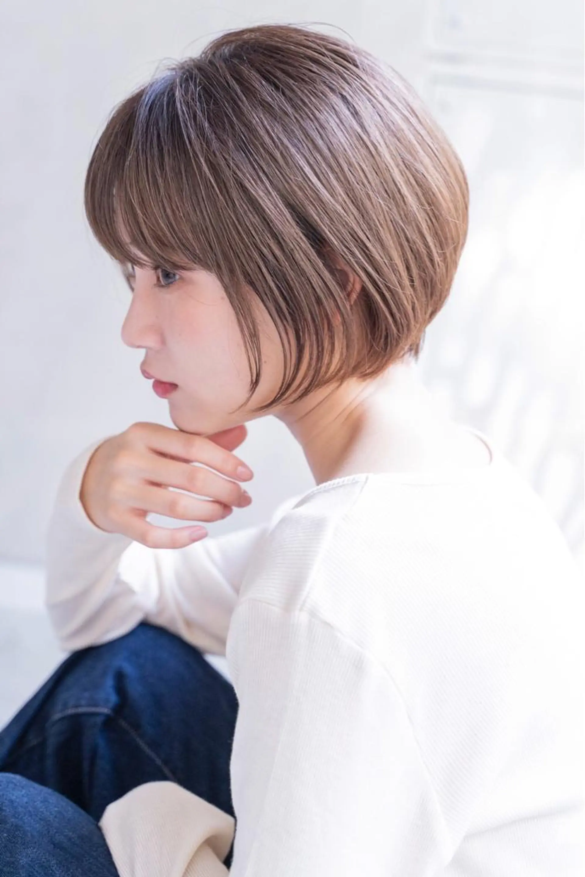セミロング カラー ヘアアレンジ ヘアカラー current所属・お洒落カジュアル 💫高橋優也💫のヘアスタイル