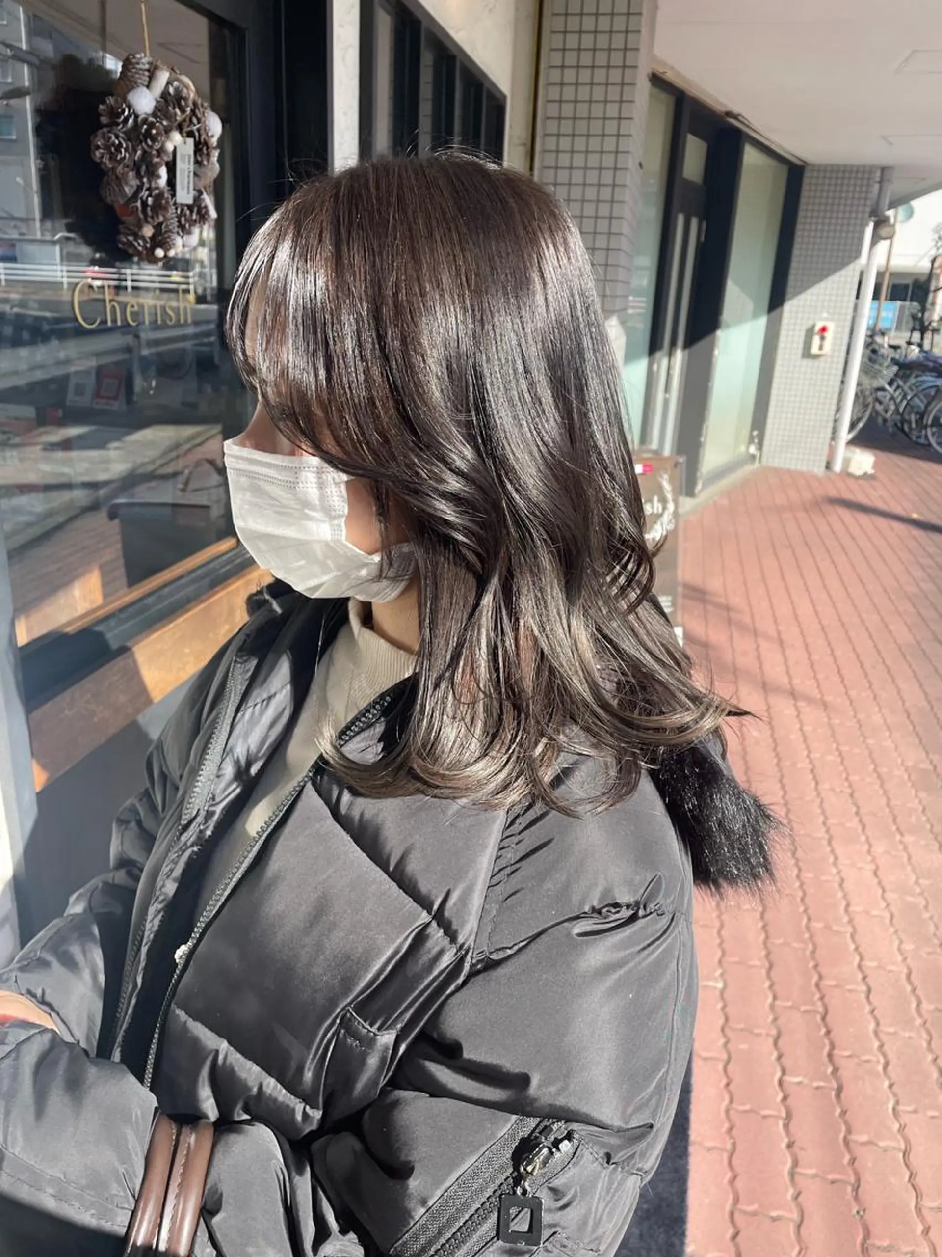 ミディアム カラー 透明感カラー イルミナカラー ヘアカラー 小坂 真子のヘアスタイル