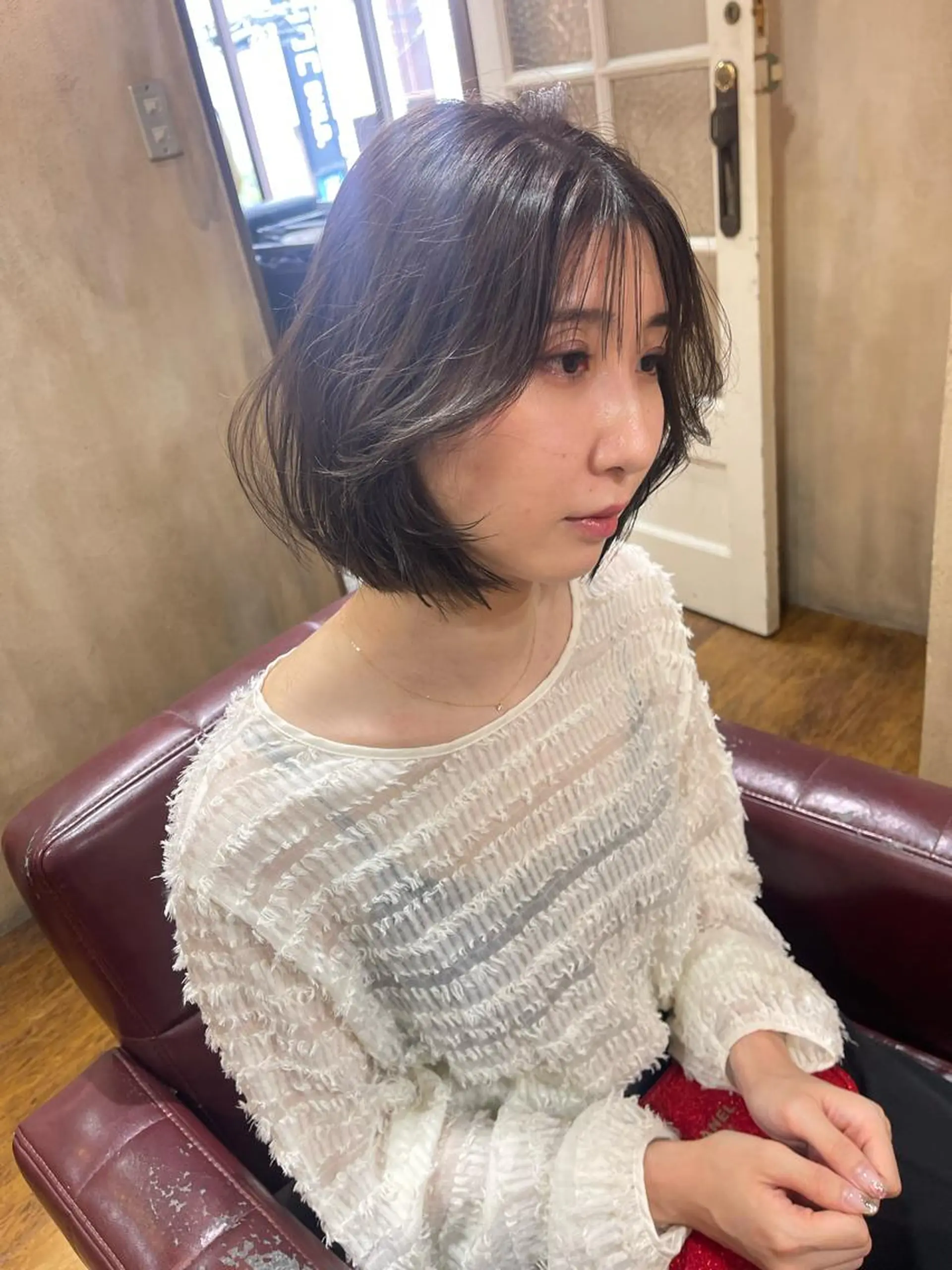 ショート カット ヘアカラー トリートメント 韓国 / 中国ヘア 🦋Noniのヘアスタイル