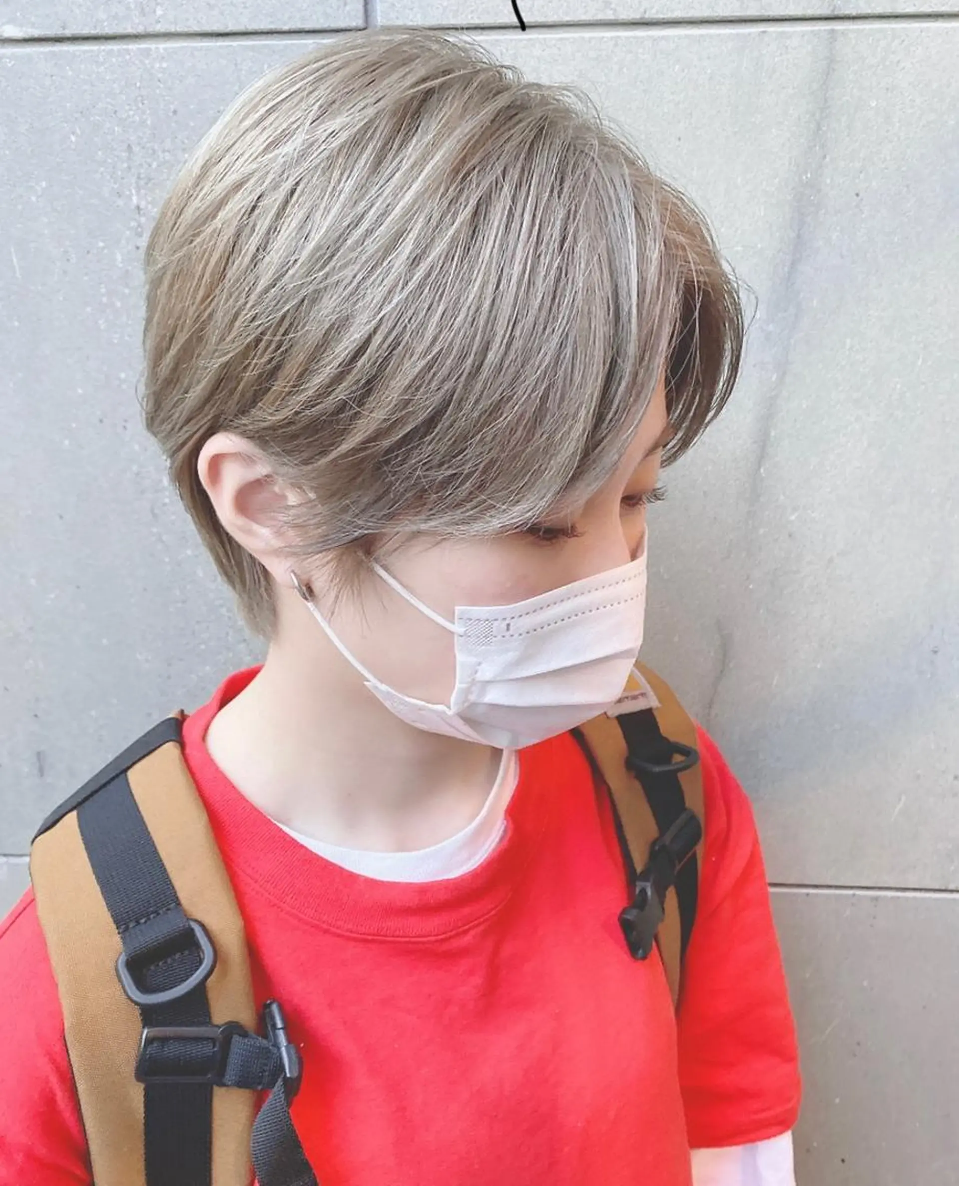 ショート カラー ブリーチ ハイトーンカラー ショートヘア hair  space Atoz所属・東 寛道のヘアスタイル