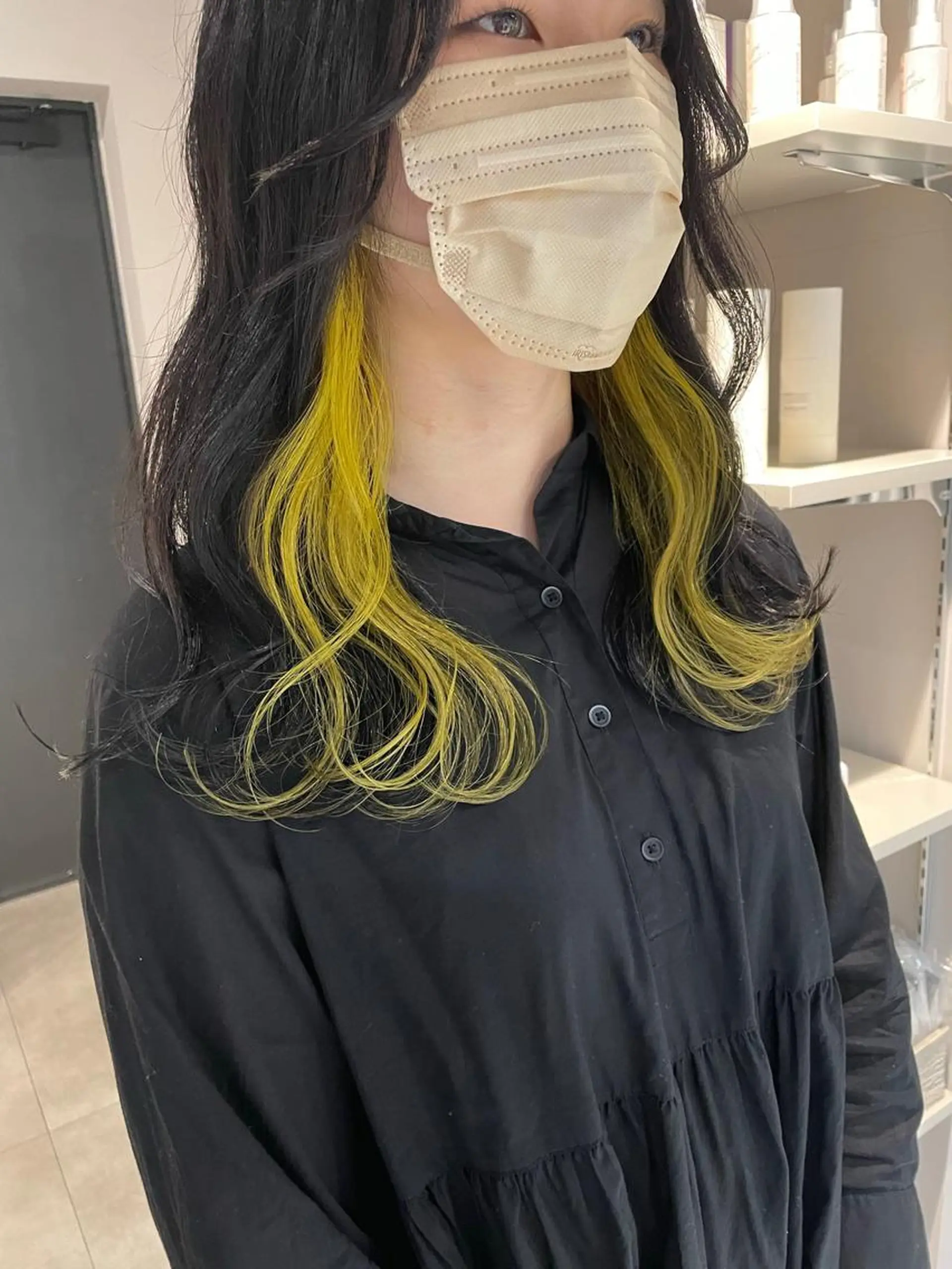 ミディアム カラー インナーカラー ヘアカラー トリートメント ブリーチ👩‍🦳/ ‪✂︎MANAMIのヘアスタイル