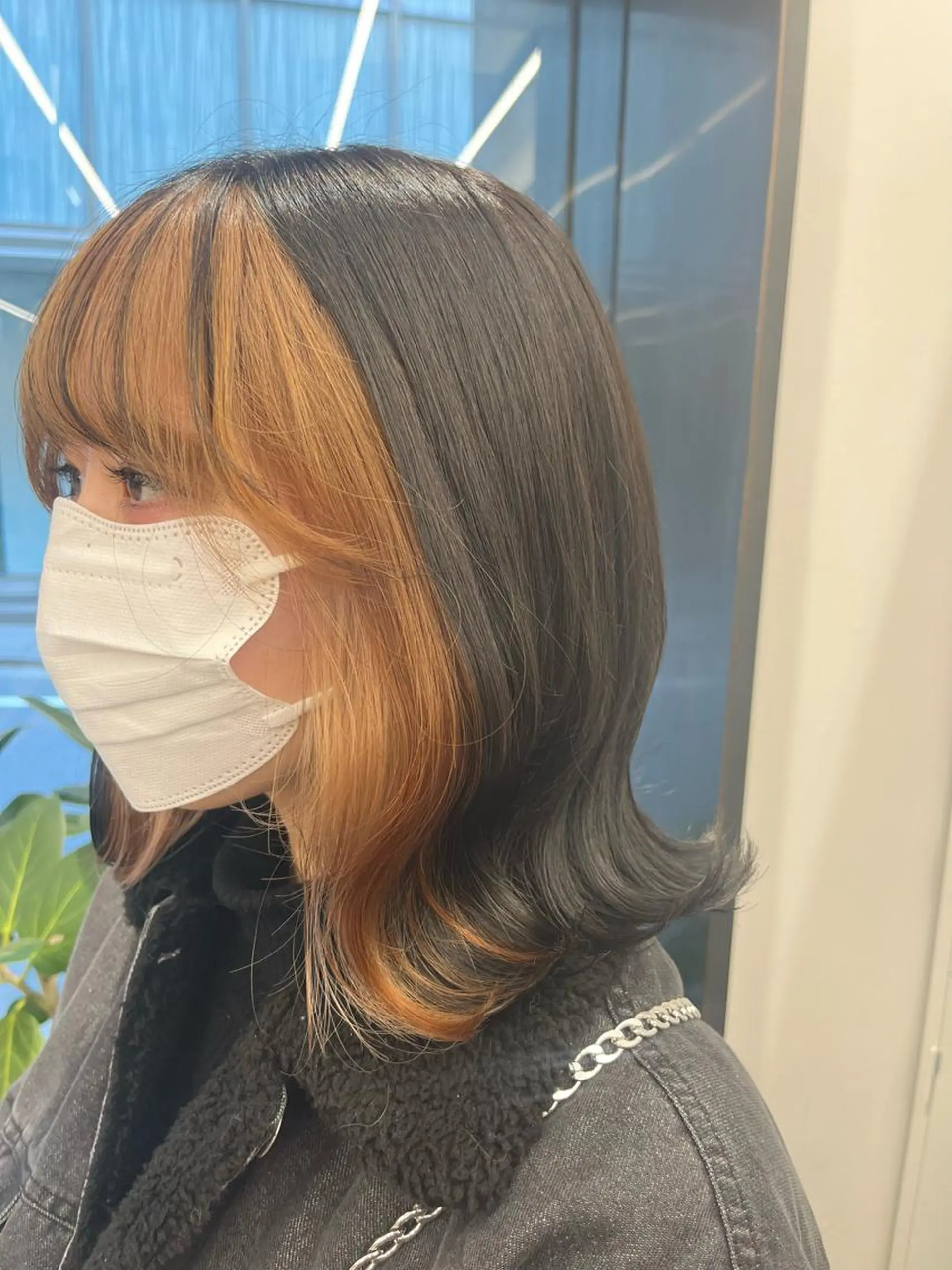 ミディアム カラー 🎀透明感ブリーチ カラー🎀ミズキのヘアスタイル