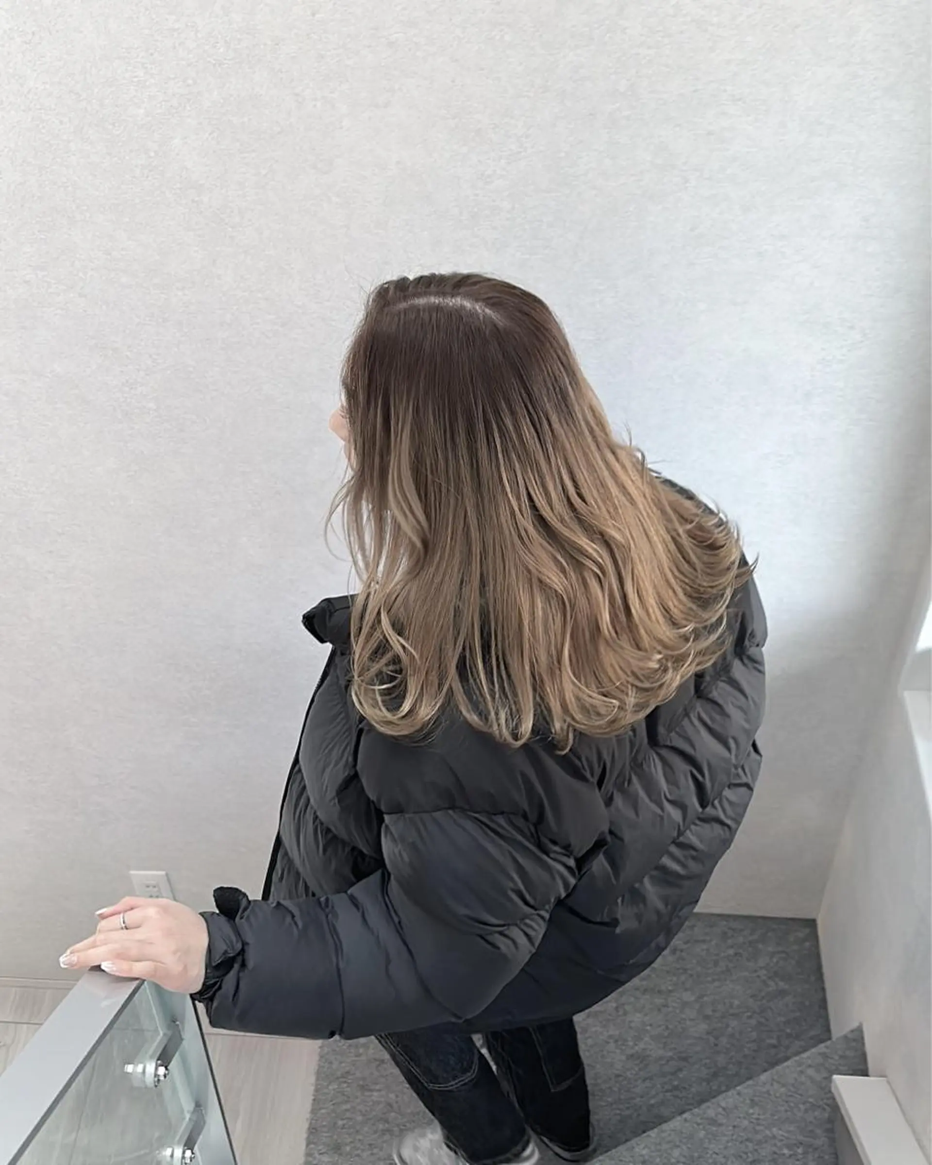 ロング カラー ヘアカラー トリートメント Designer EGGのヘアスタイル