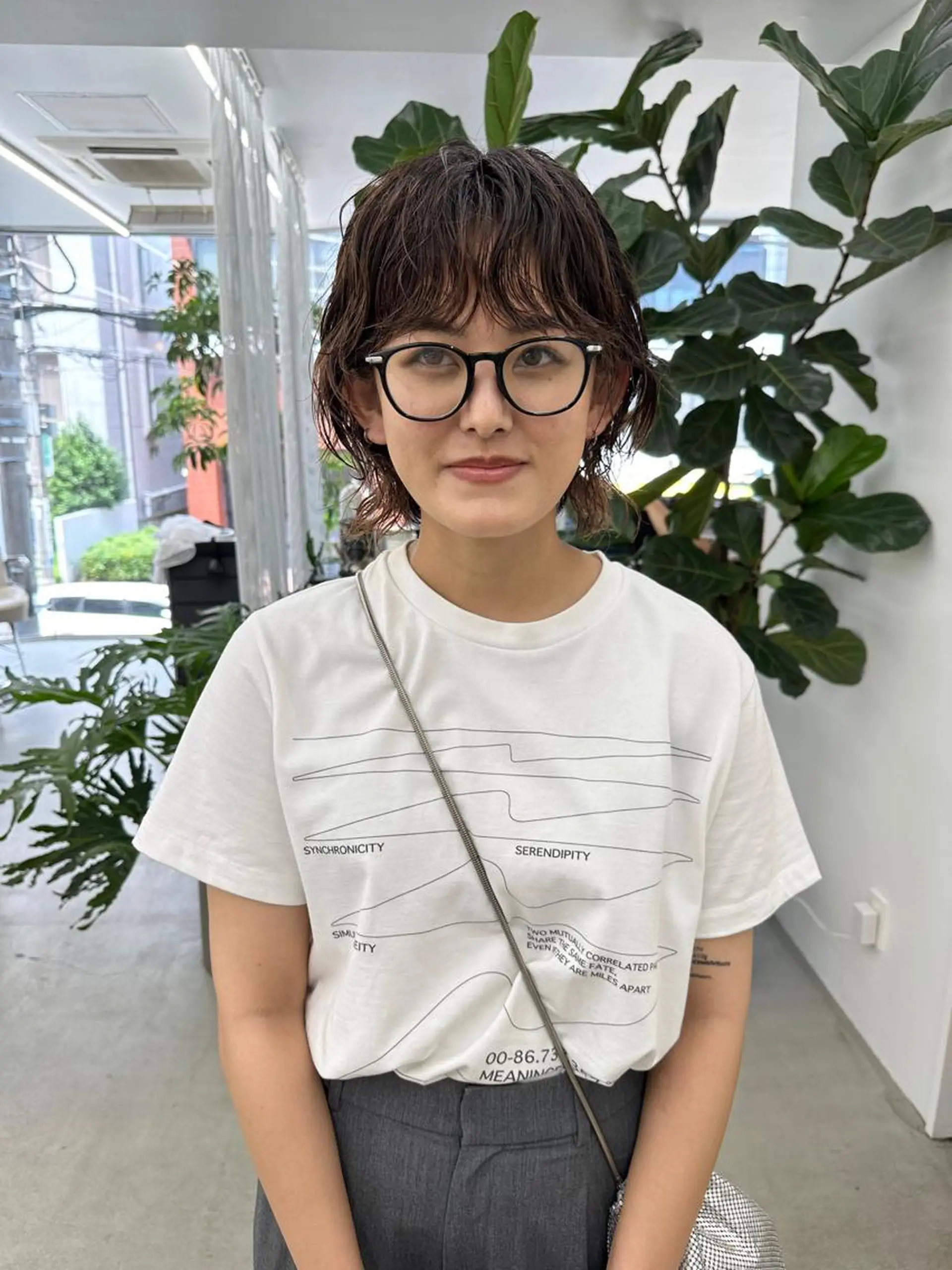 ショート パーマ ボブ ウルフカット ニュアンスパーマ カット パーマ トリートメント ボブ/レイヤー/ケア パーマ/リュウタのヘアスタイル