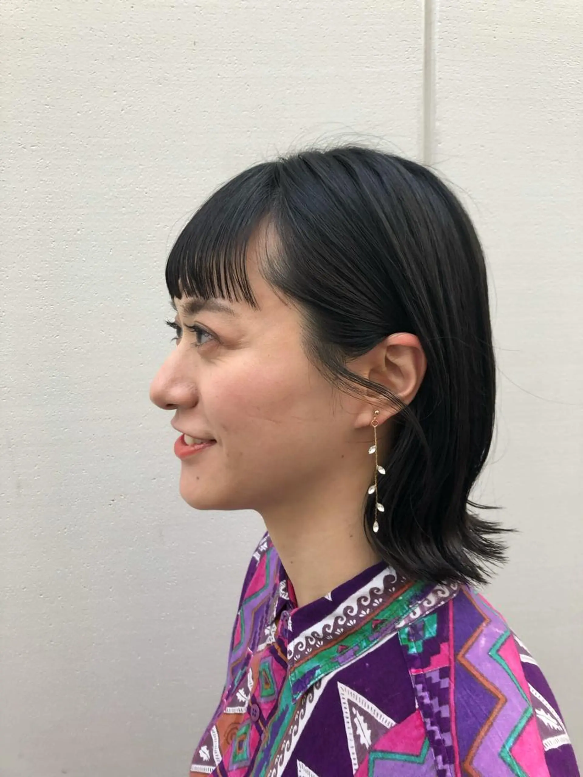 ショート パーソナルカラー 藤本夢のヘアスタイル