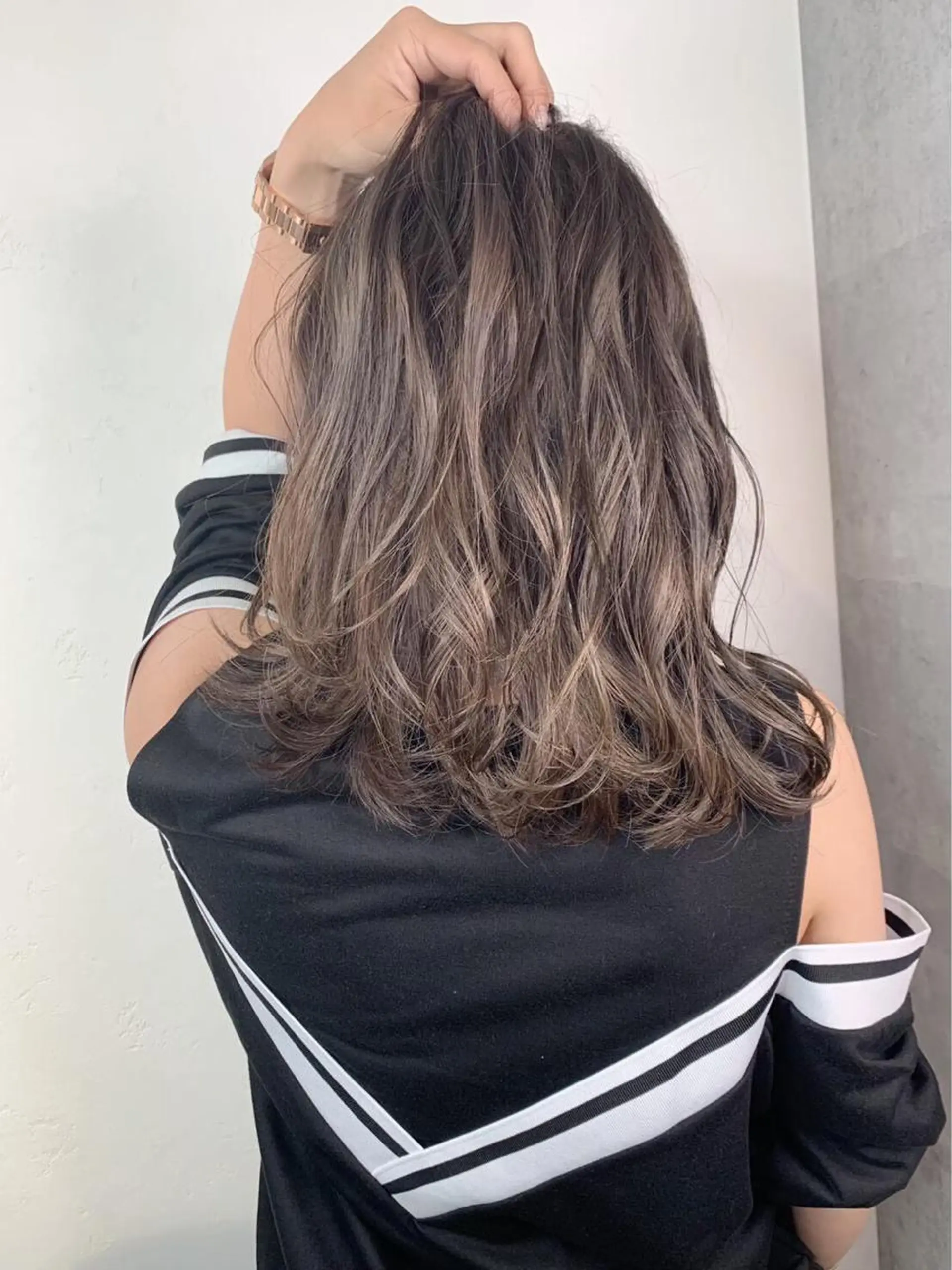 セミロング 渋谷/ハッシュ レイヤーカット/会田のヘアスタイル