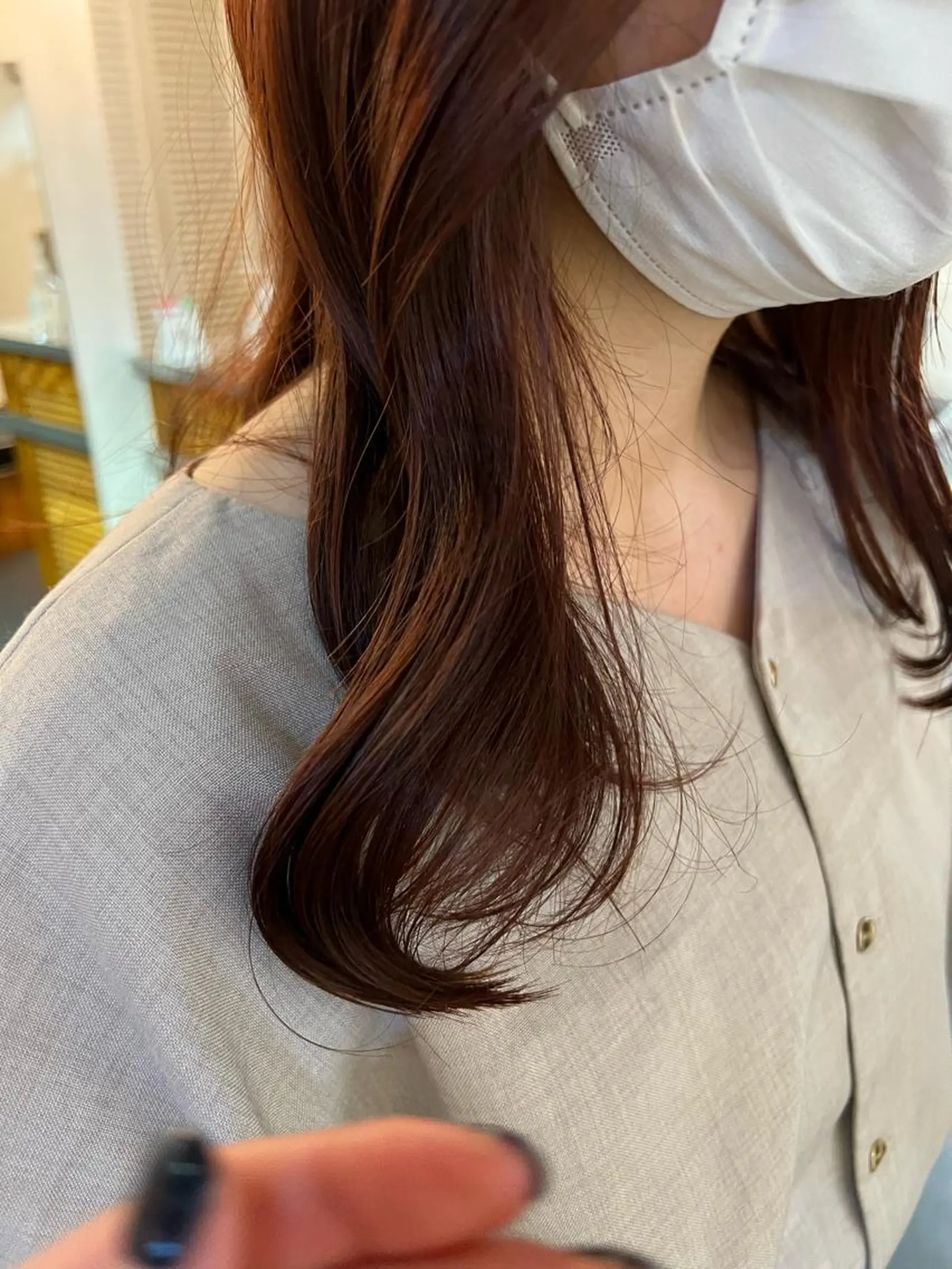 ミディアム カラー KOCHAB本山所属・三谷 はるなのヘアスタイル