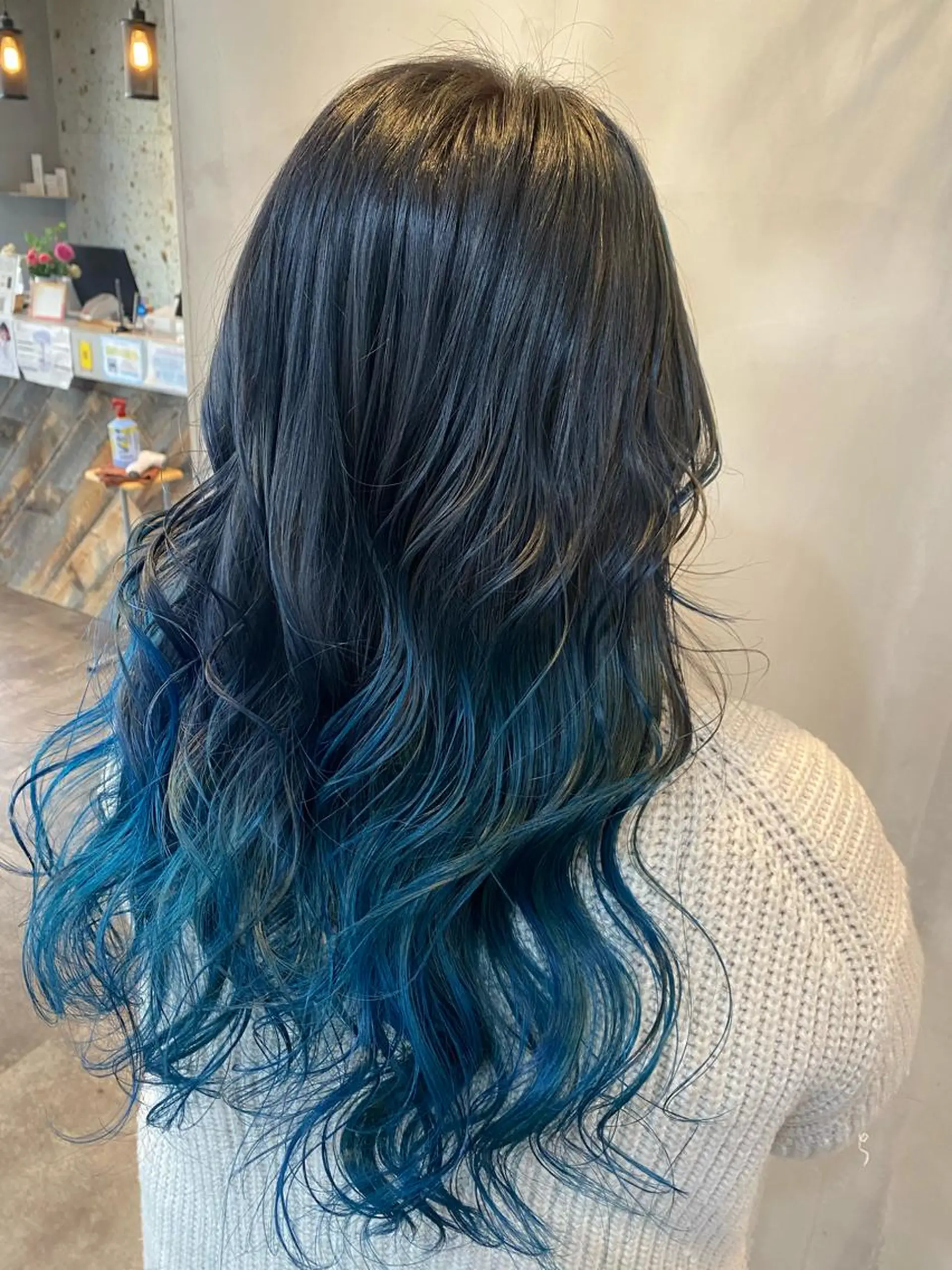 ロング ヘアカラー トリートメント sail所属・sail ミウのヘアスタイル