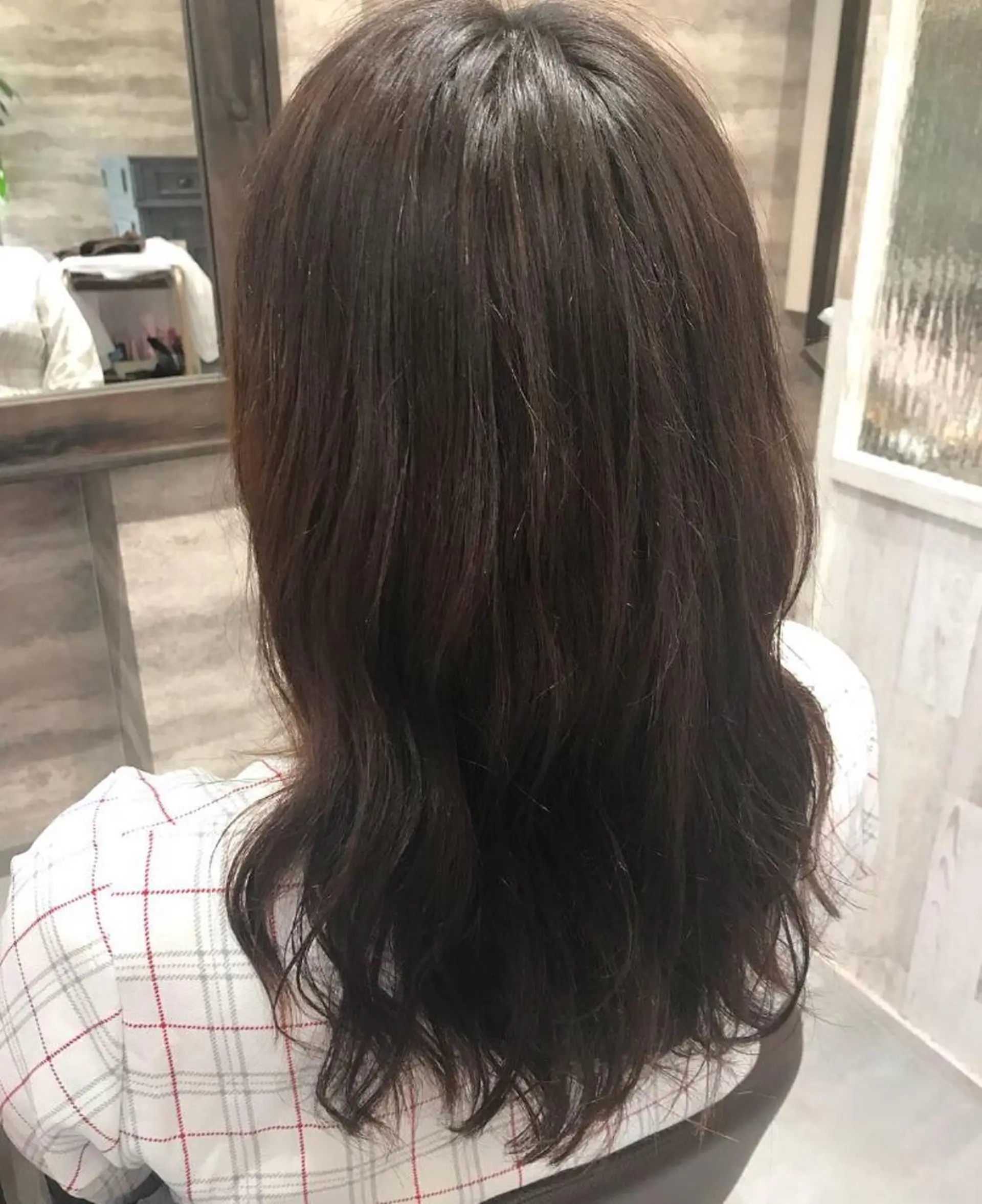 ミディアム カラー ブラウンカラー モカブラウン 💈Blanco💈 カラー&ケア🌈のヘアスタイル