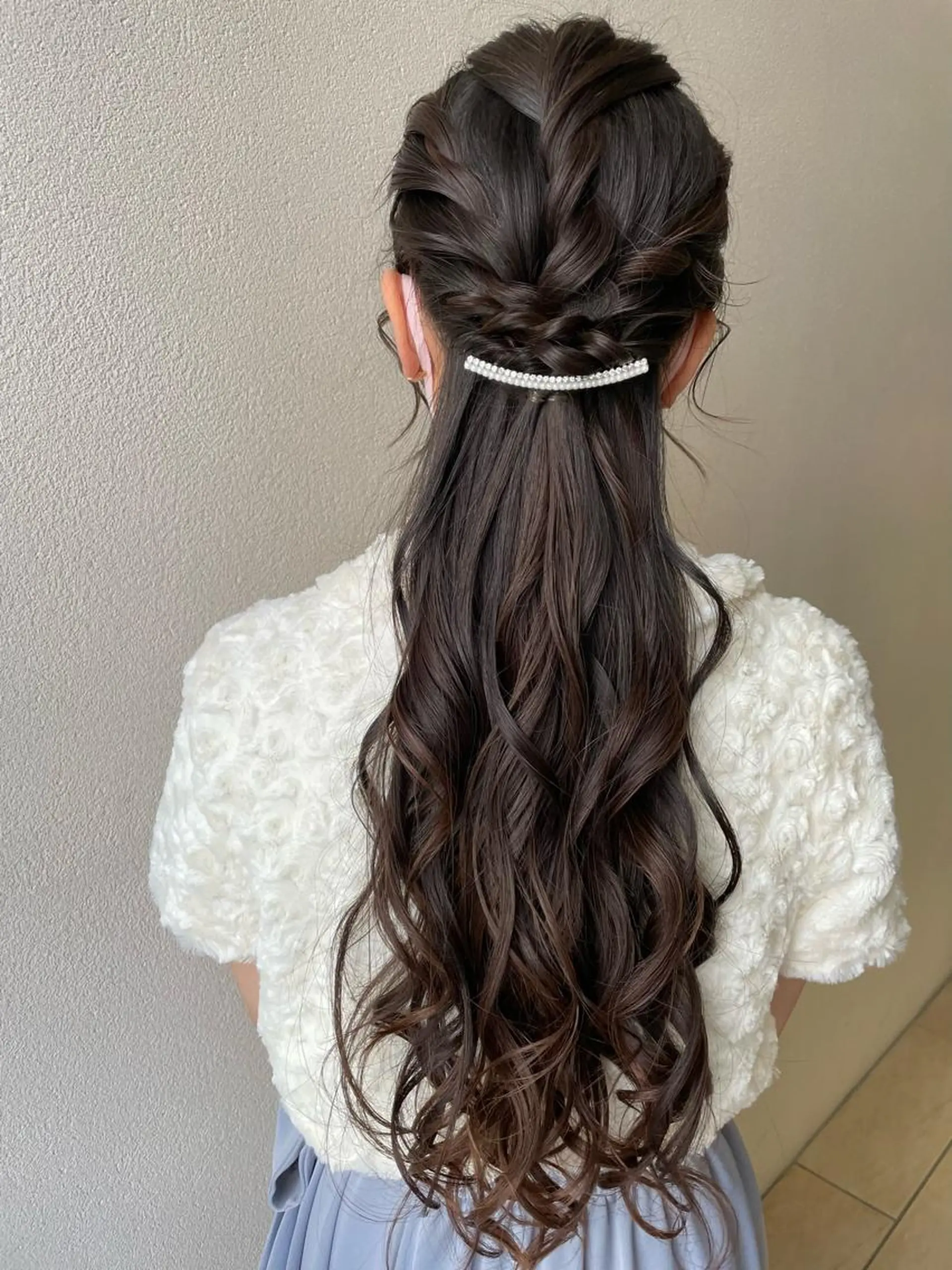 ロング ヘアアレンジ ヘアセット 沢田 瞳のヘアスタイル
