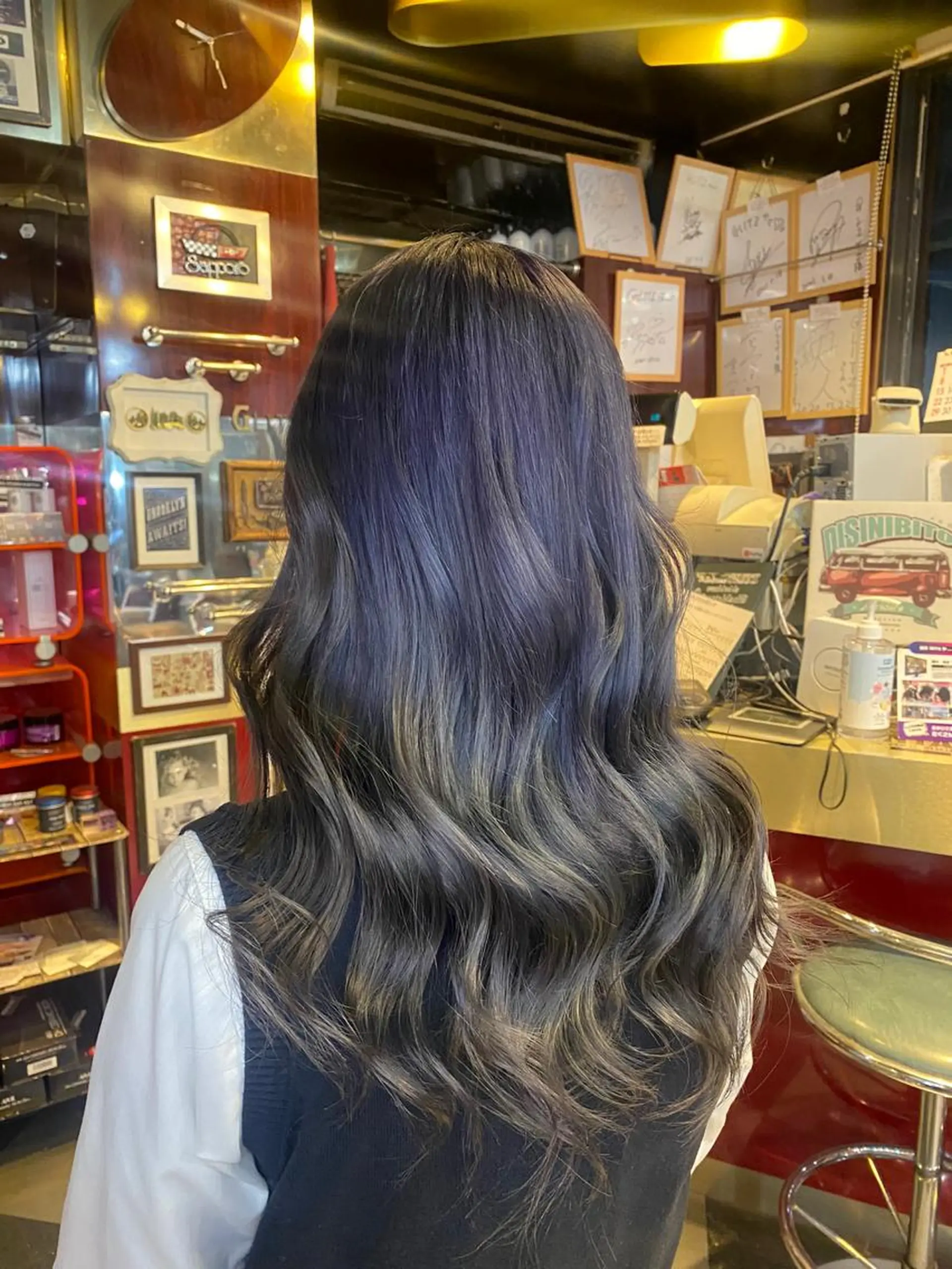 ロング カラー カット ヘアカラー トリートメント カット/ピンク/ ラベンダー/長谷恵花のヘアスタイル