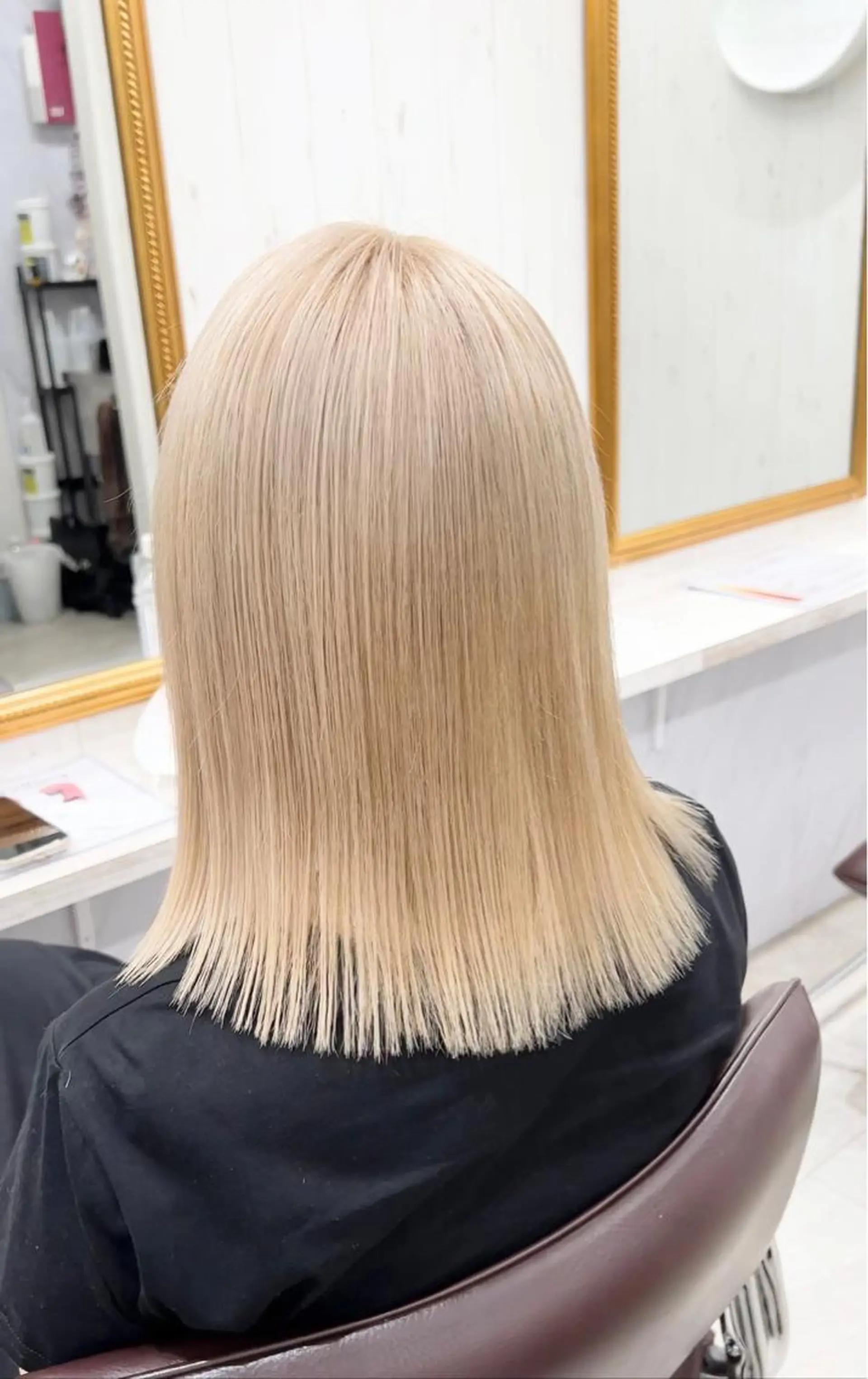 ミディアム カラー カット ヘアカラー トリートメント D.C 池袋所属・TAKATO ✨ハイトーン✨のヘアスタイル