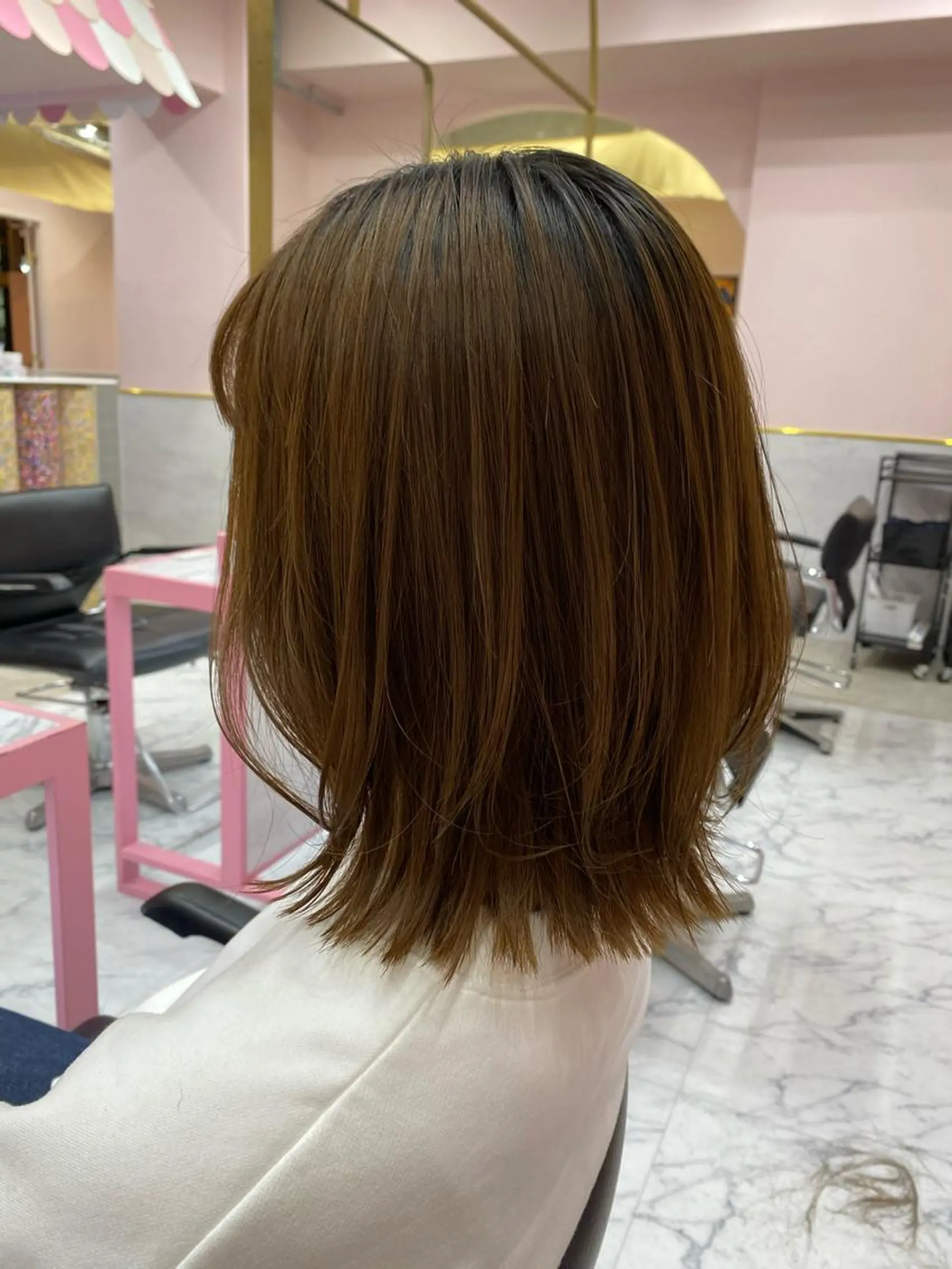 ミディアム ヘアアレンジ カット SALOWIN横浜所属・𓍯韓国style/ 髪質改善𓍯中村和希のヘアスタイル