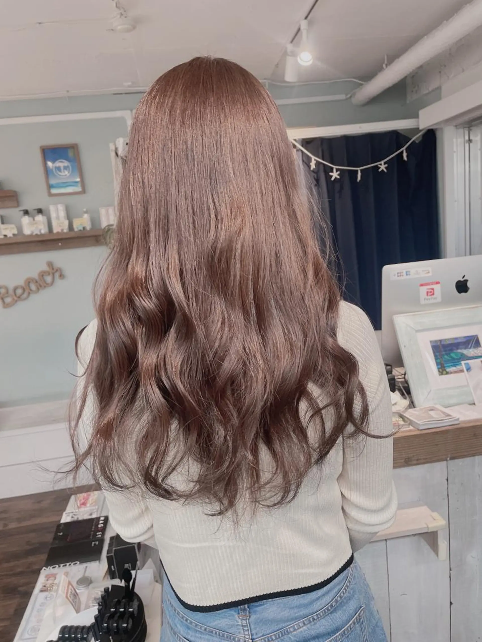 ロング salowin 原宿店所属・髪質改善ULTOWA 縮毛矯正モリムラのヘアスタイル