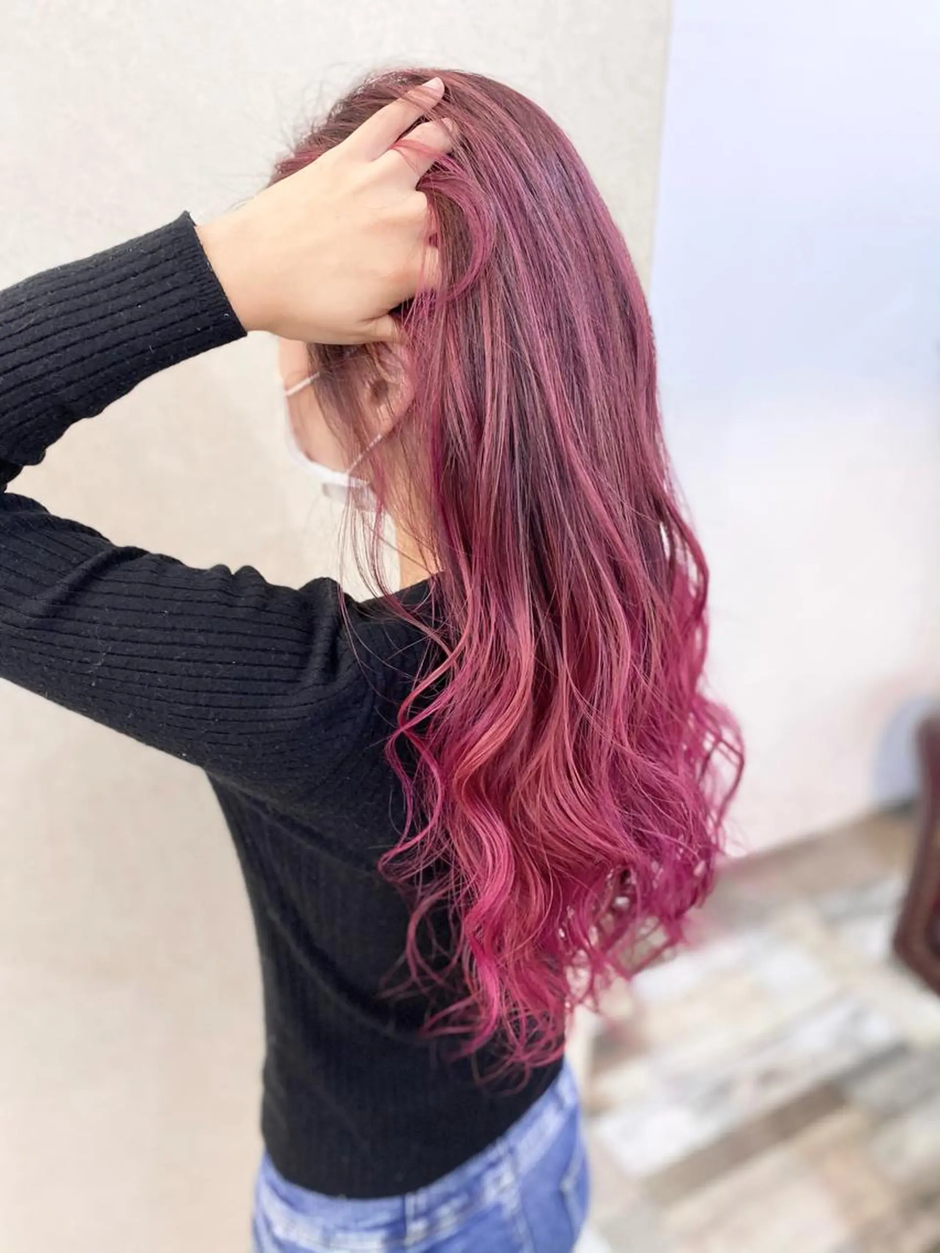 ロング カラー ピンクカラー 最高峰の技術力☆ 樋口健人のヘアスタイル