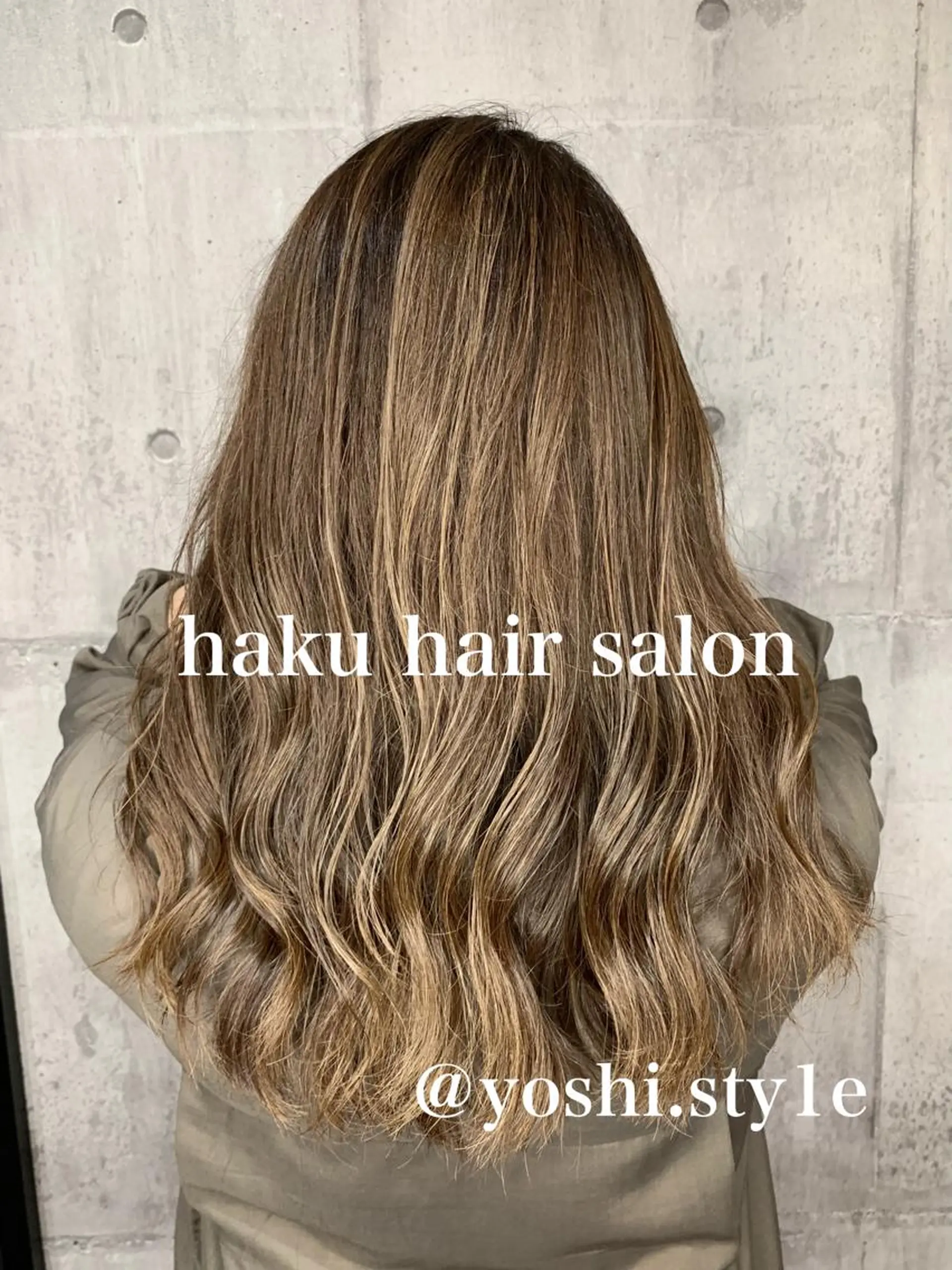 ミディアム ハイライト カット ヘアカラー Welila by haku所属・Yuuki ウェリラバイハクのヘアスタイル